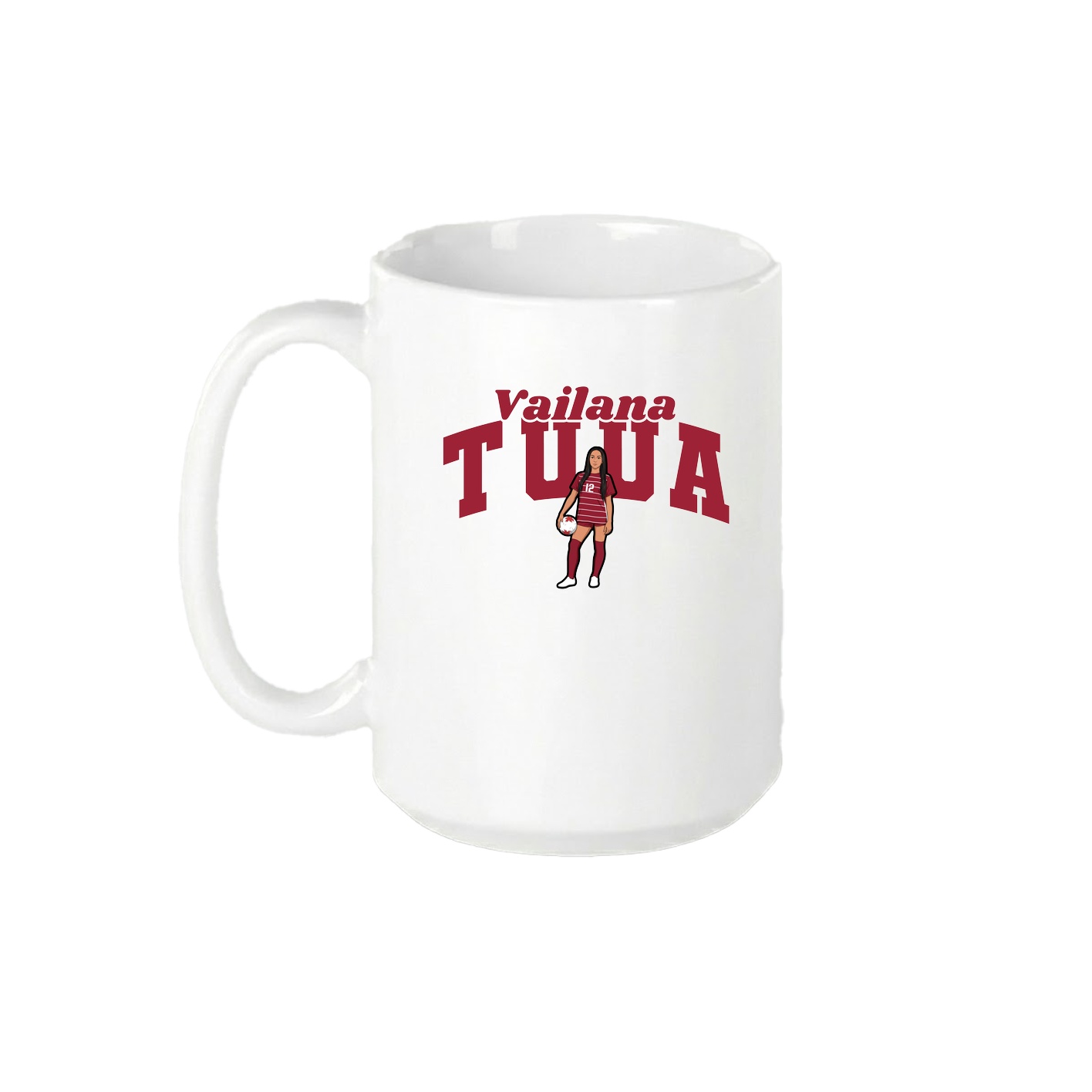 15oz Coffee Mug — Signature Arch in White