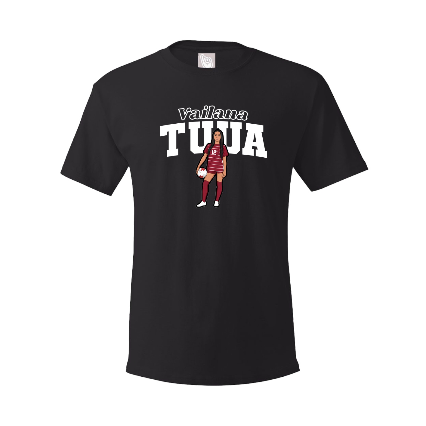 Youth Tee — Name Arch in Black