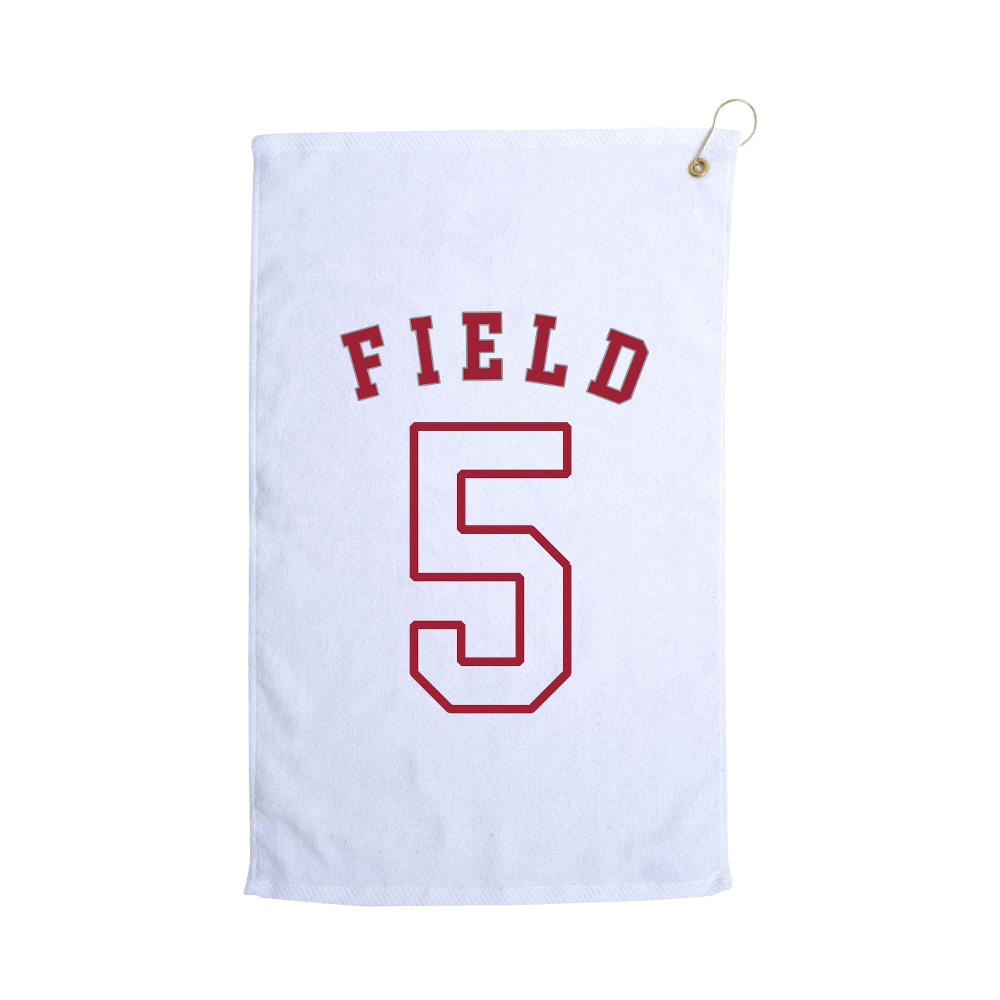 Golf Towel — Shirsey Arch in White