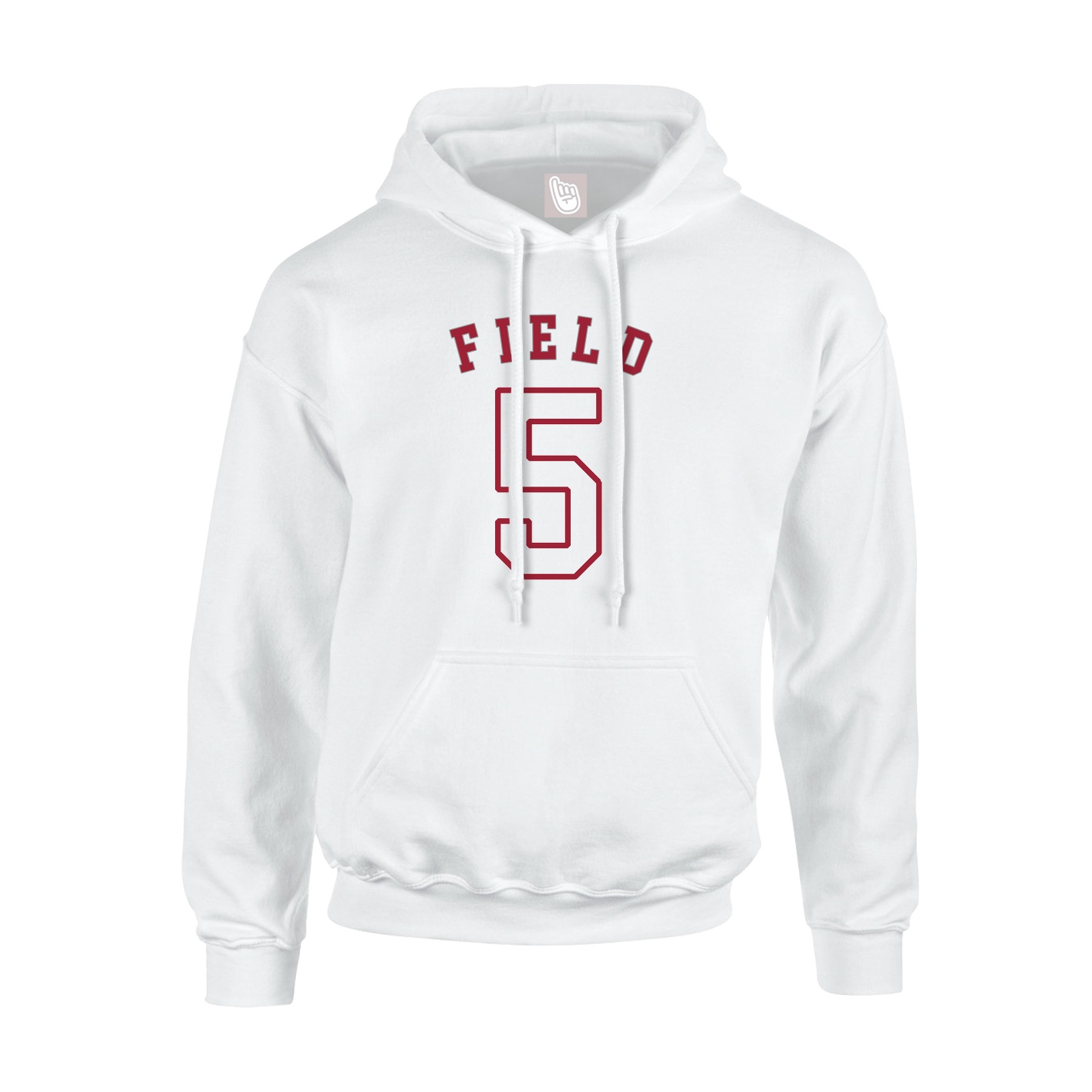 Youth Hoodie — Shirsey Arch in White