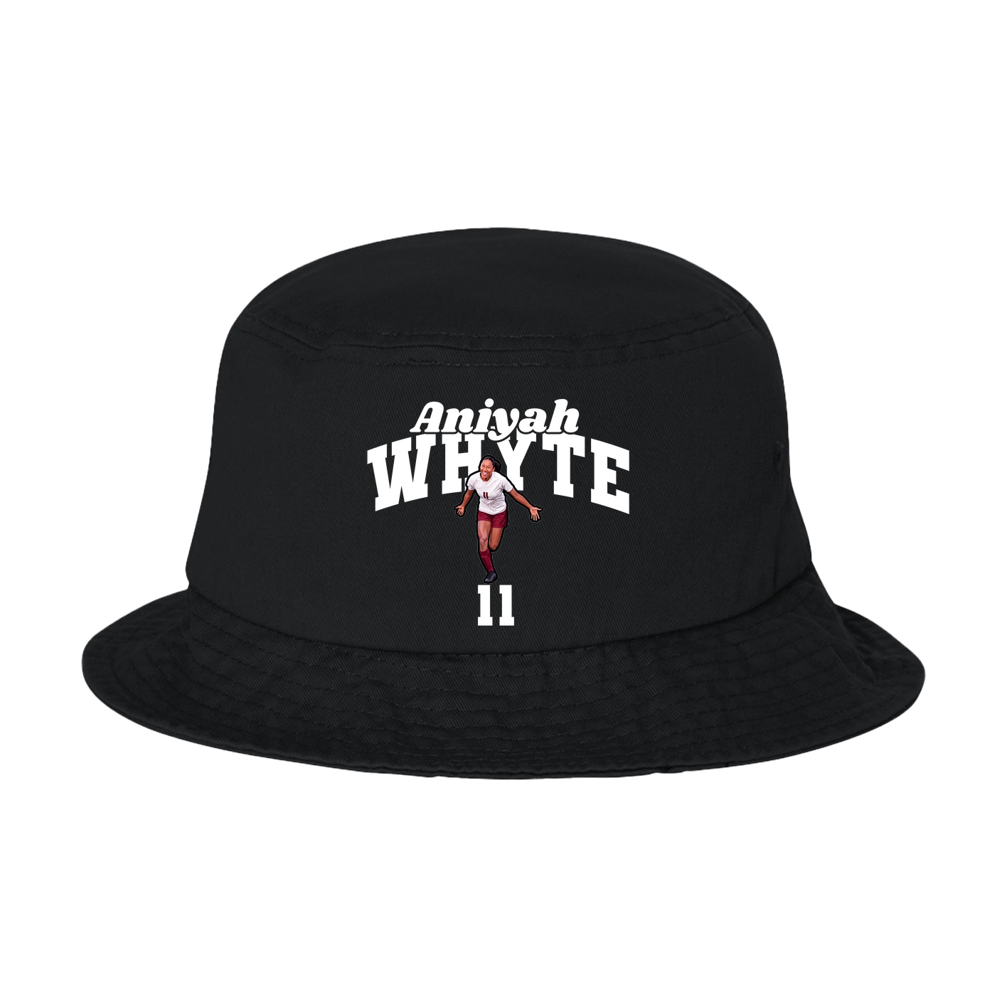 Bucket Cap — Signature Arch in Black