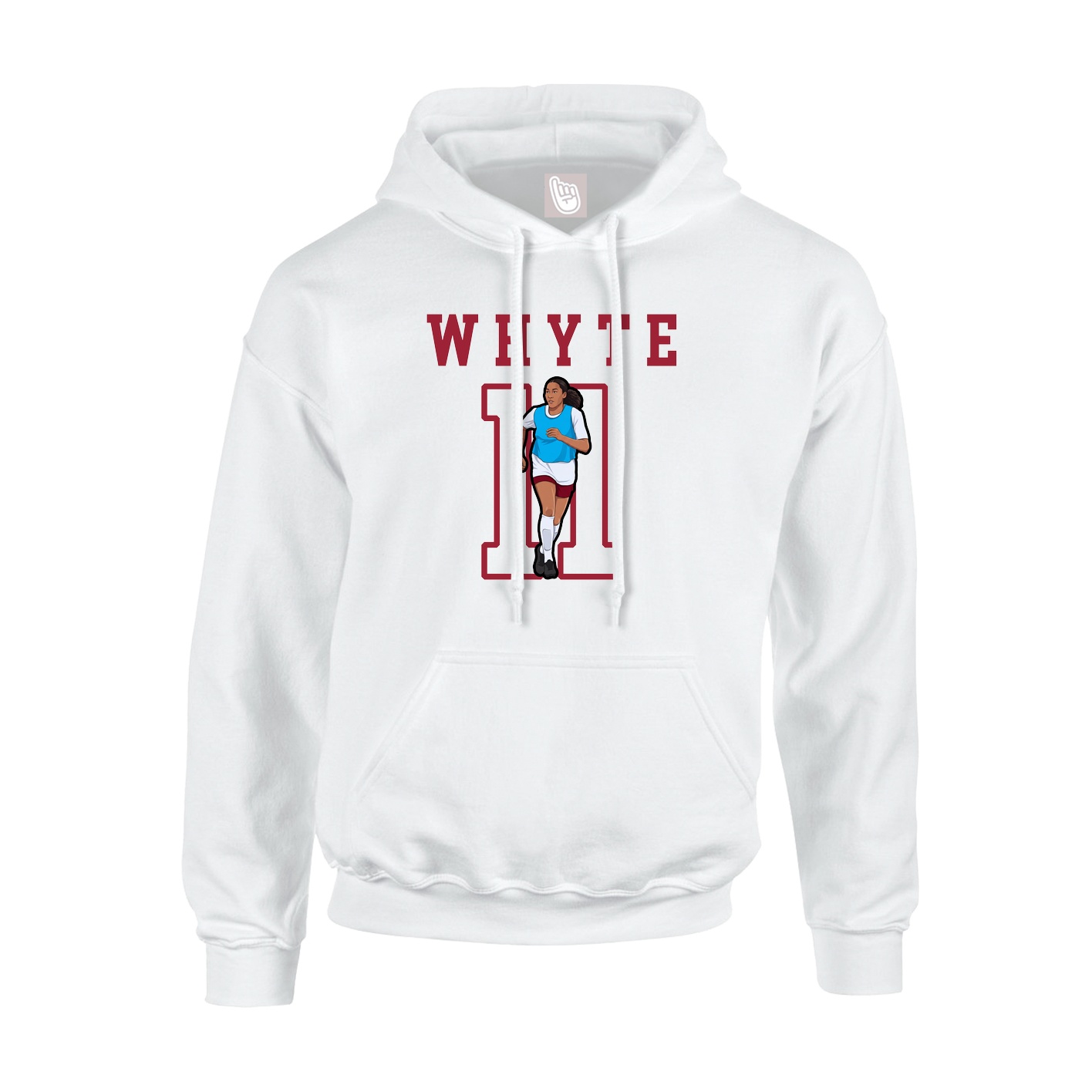 Youth Hoodie — Shirsey in White