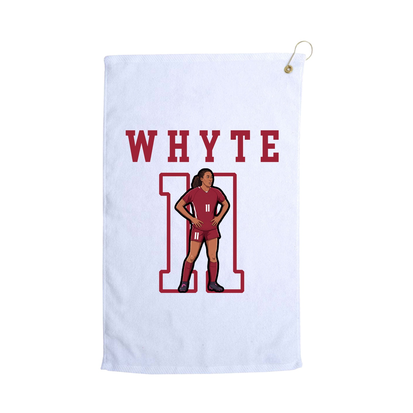 Golf Towel — Shirsey in White