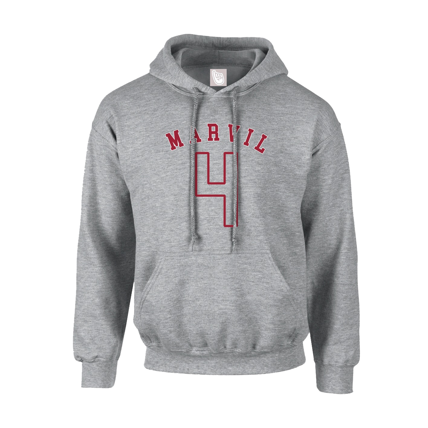 Youth Hoodie — Shirsey Arch in Grey