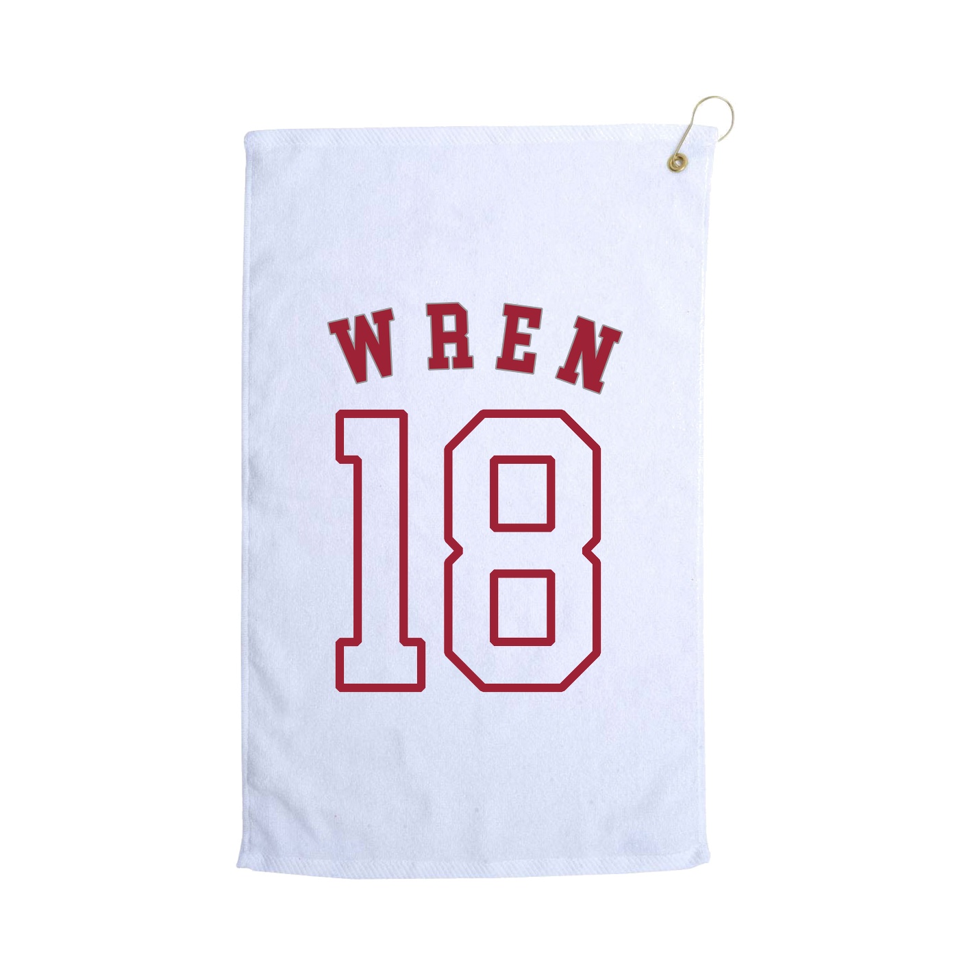 Golf Towel — Shirsey Arch in White
