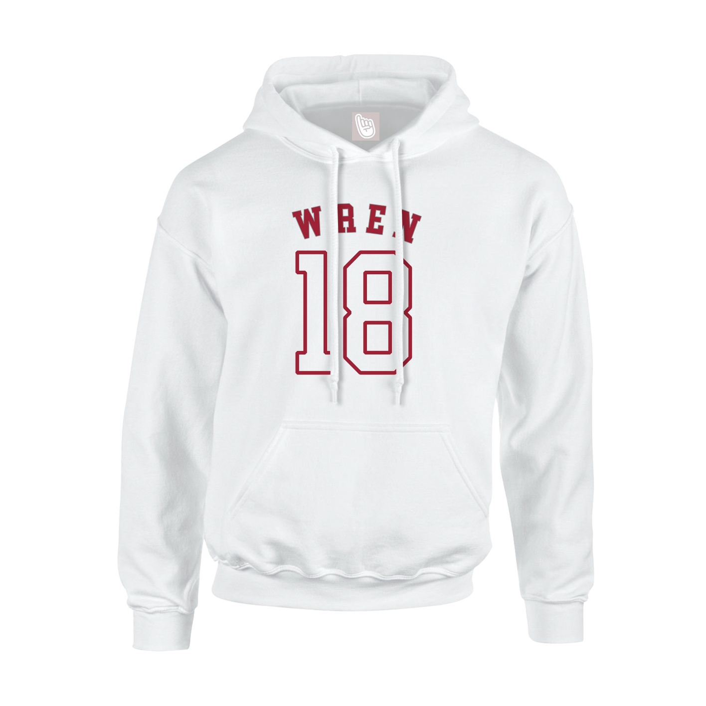 Hoodie — Shirsey Arch in White