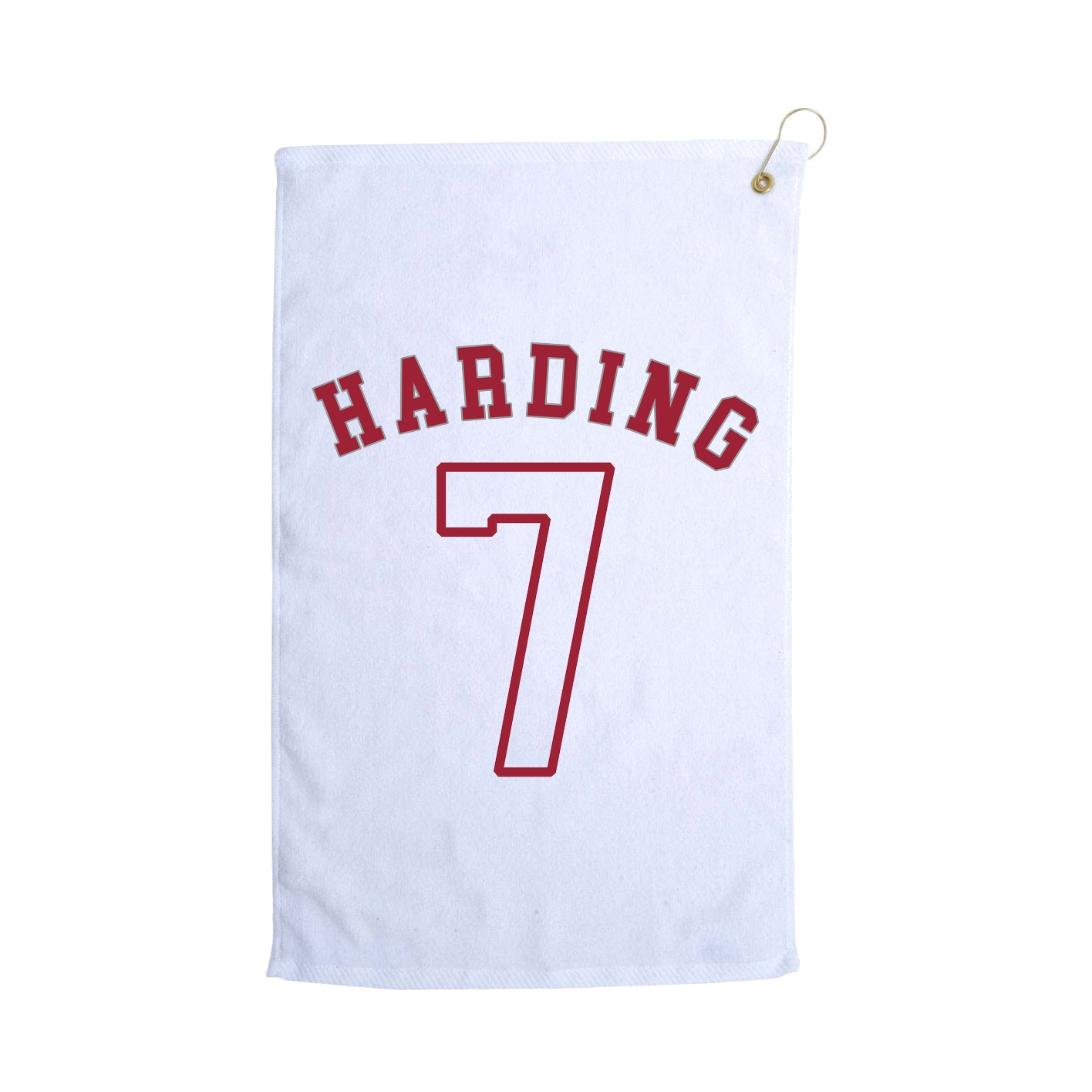 Golf Towel — Shirsey Arch in White