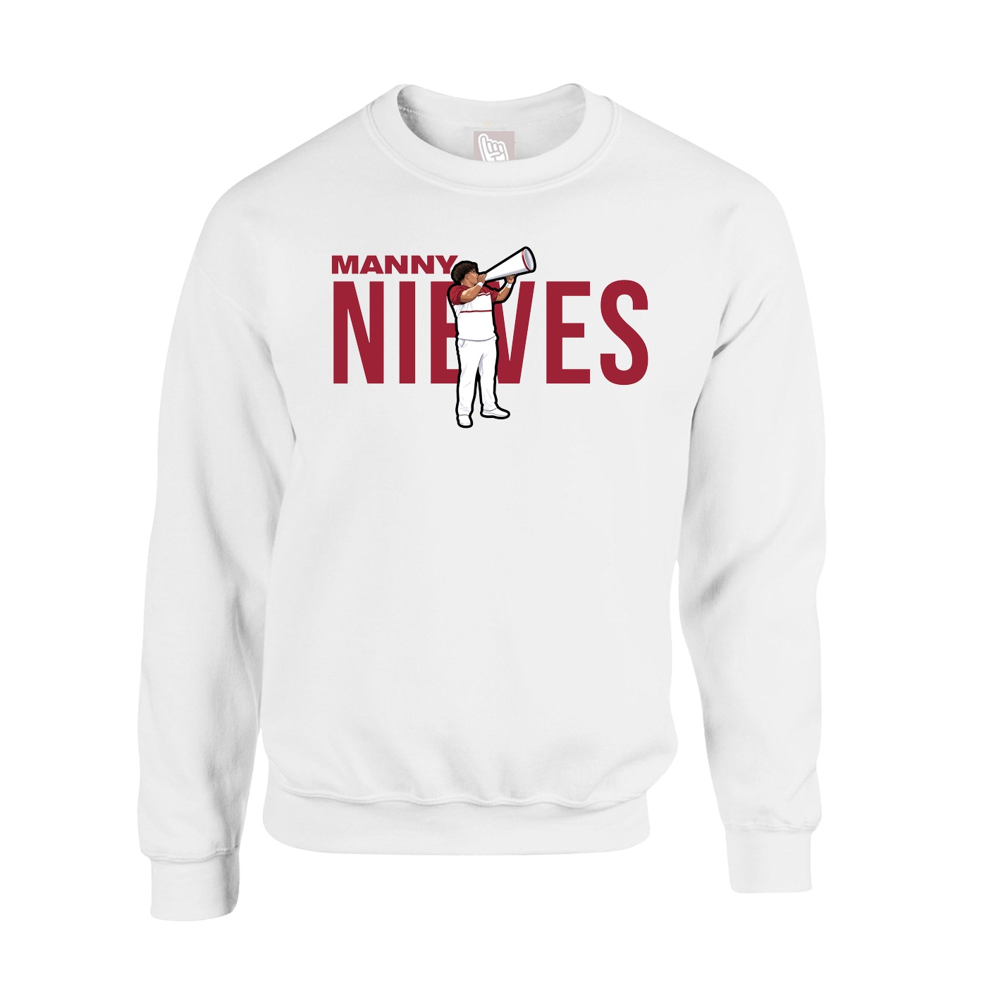Fleece Crew — Player Name in White