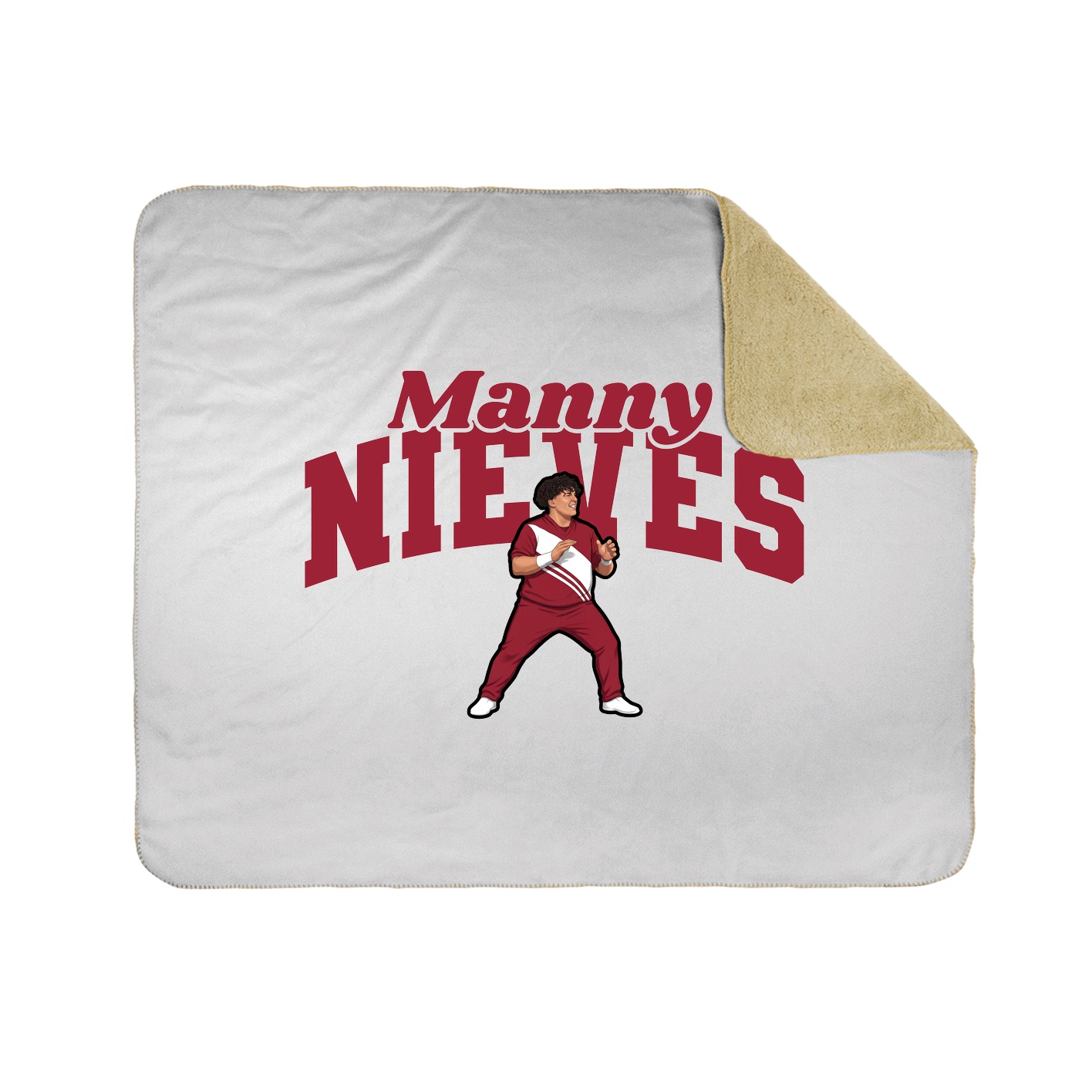 Throw Blanket — Signature Arch in White
