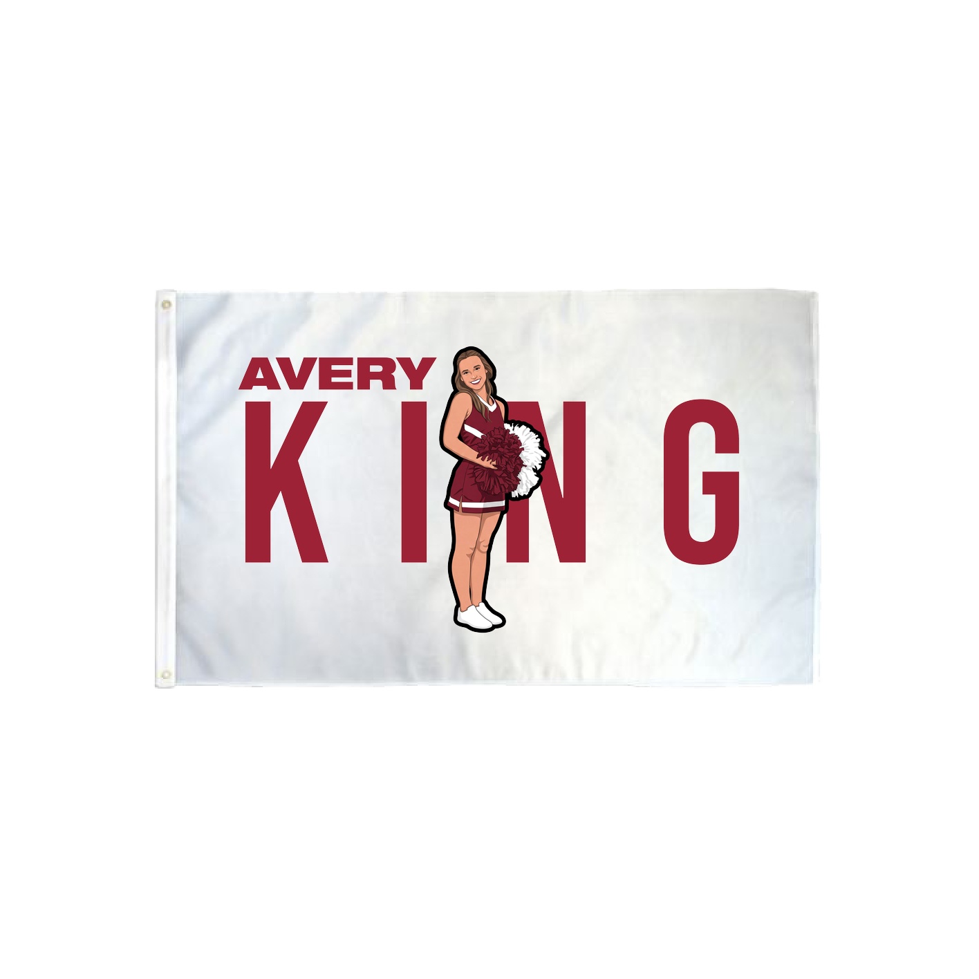 3x5 Flag — Player Name in Classic