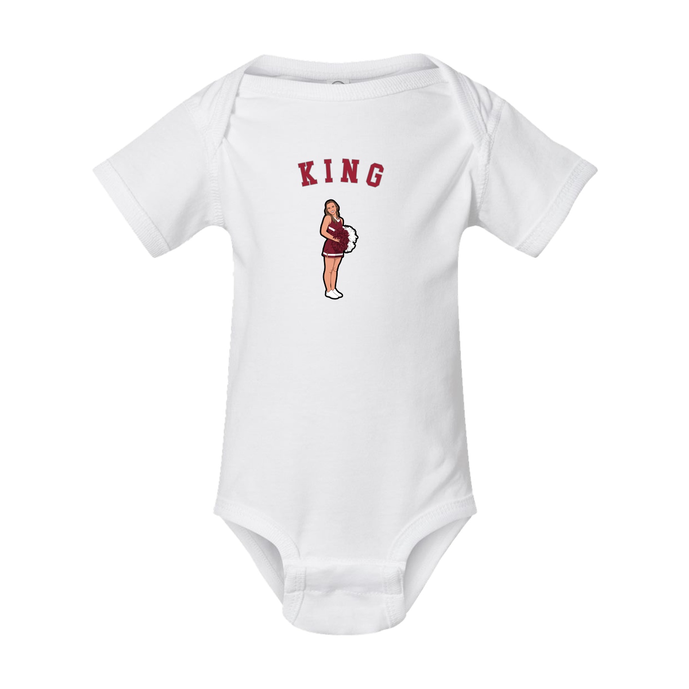 Baby Onesie — Shirsey Arch in White