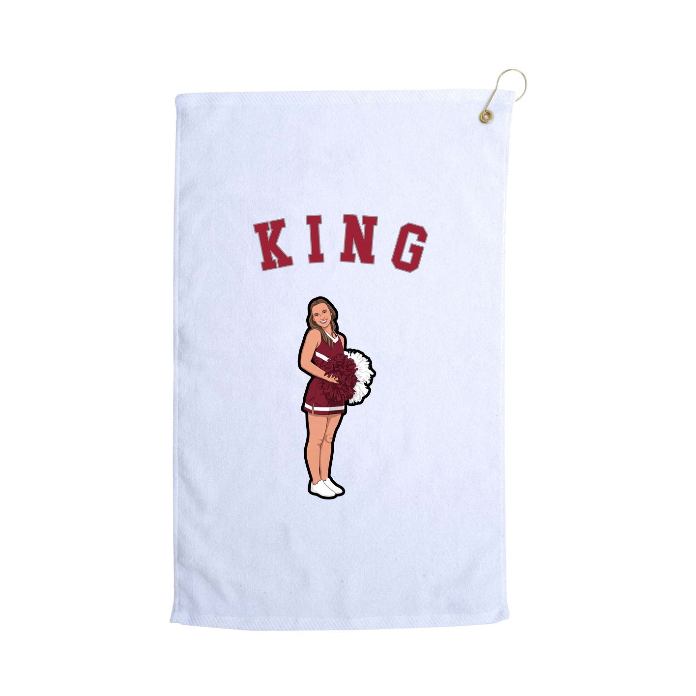 Golf Towel — Shirsey Arch in White