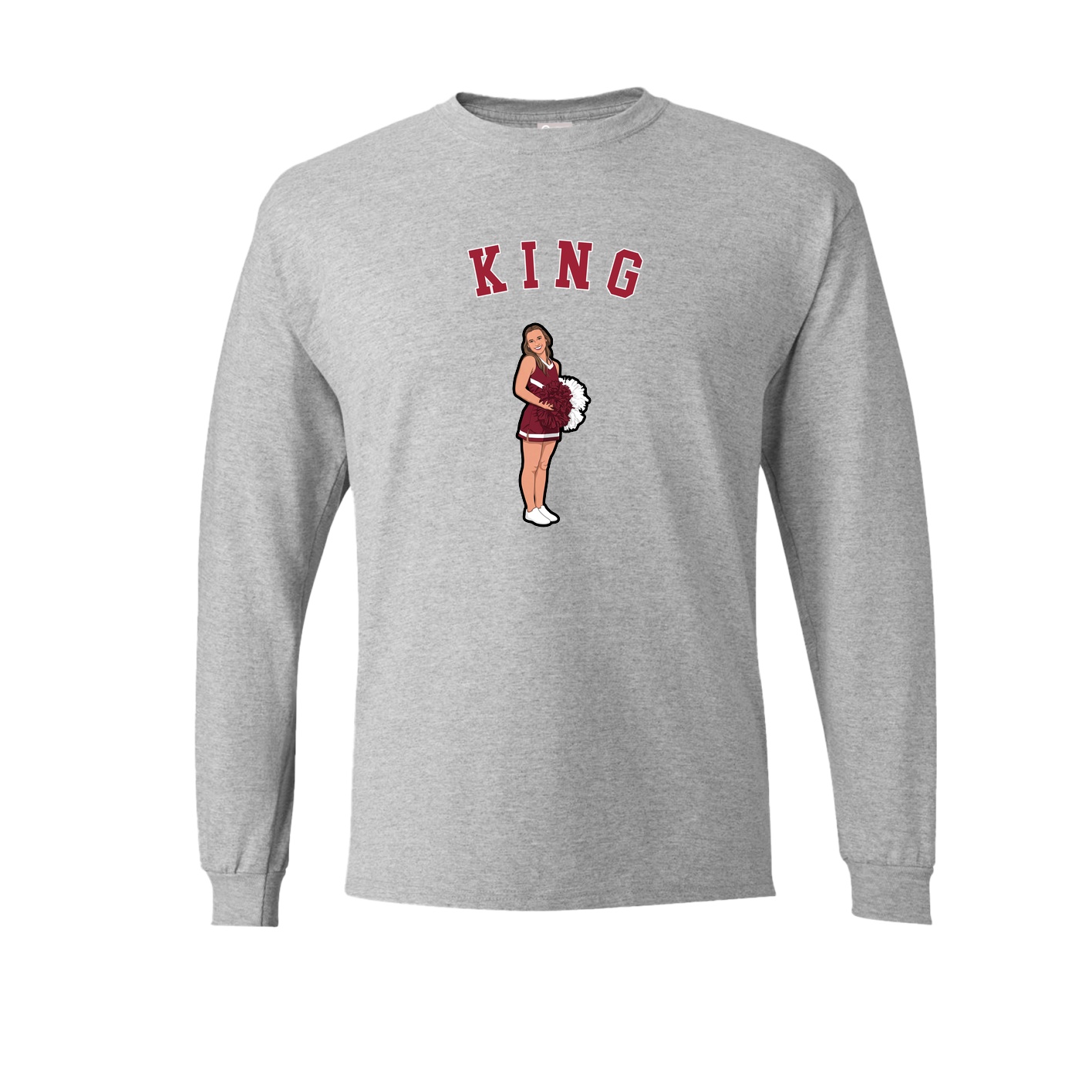 Long Sleeve Tee — Shirsey Arch in Grey