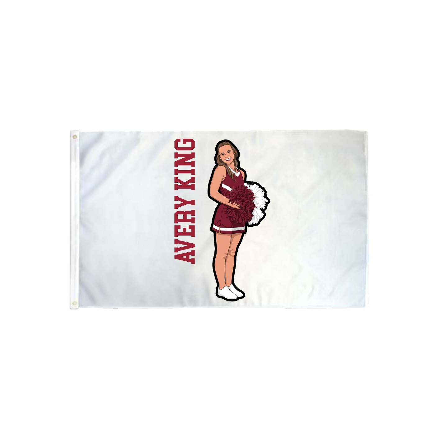 3x5 Flag — Name Vertical in Classic