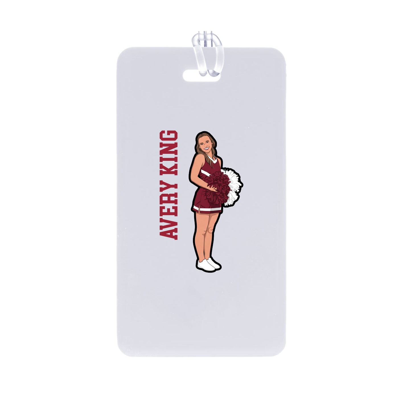 Bag Tag — Name Vertical in Classic