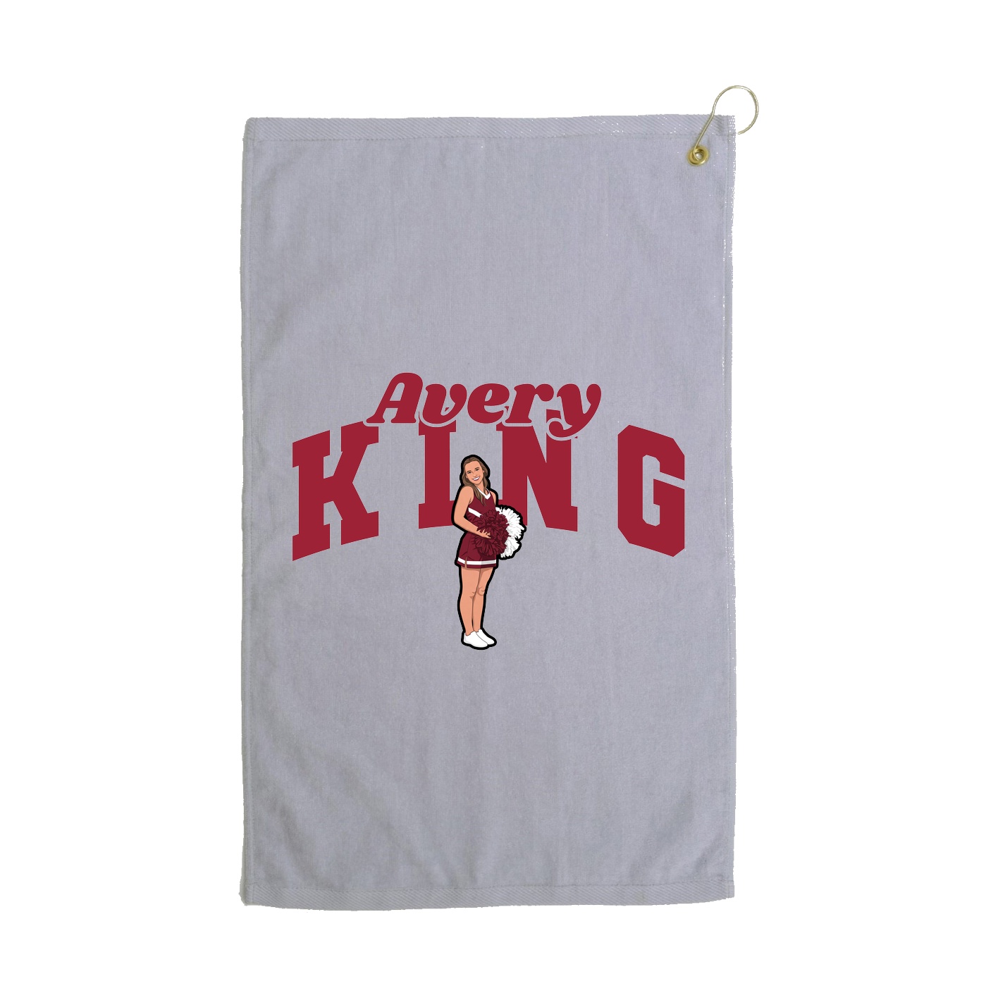 Golf Towel — Signature Arch in Grey