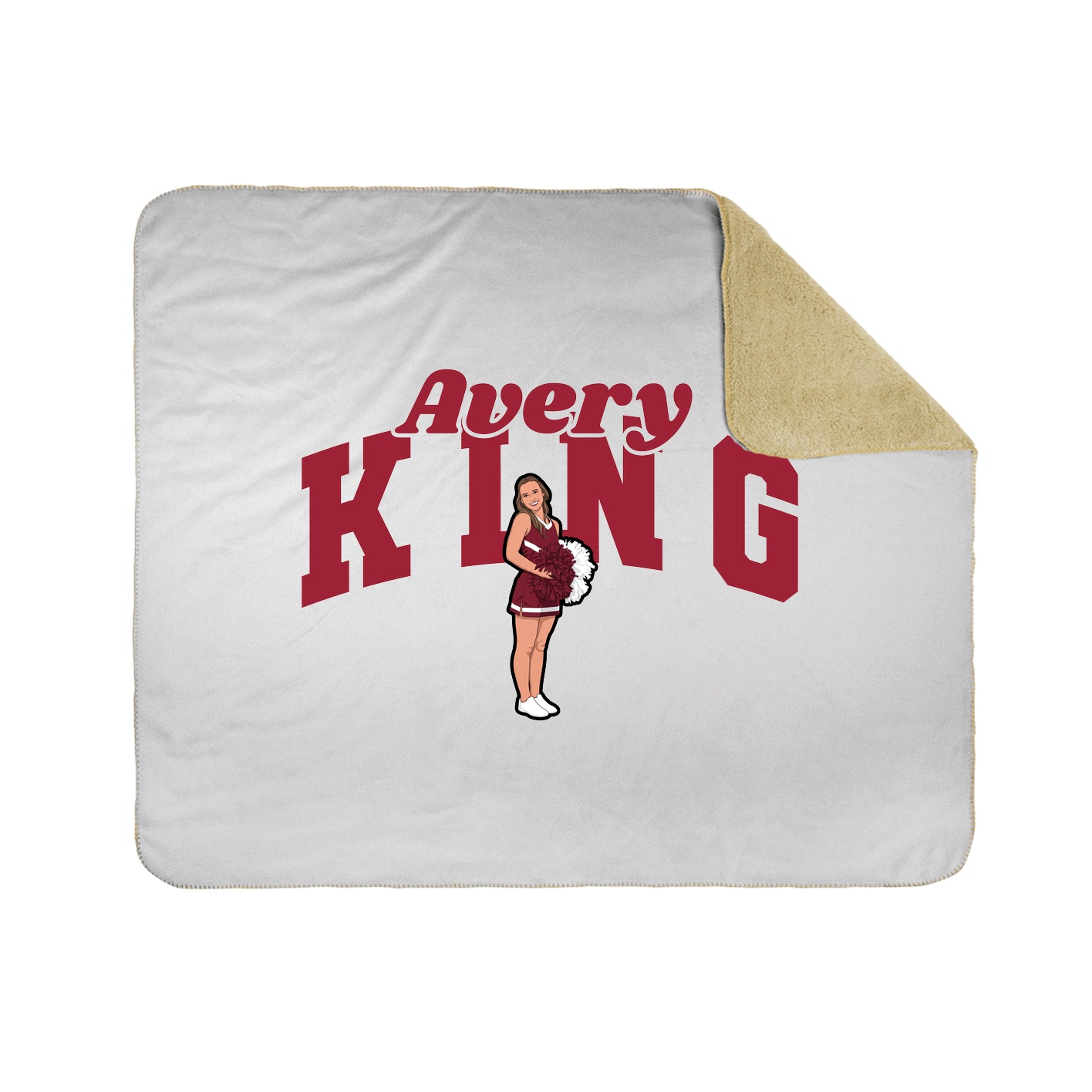Throw Blanket — Signature Arch in White