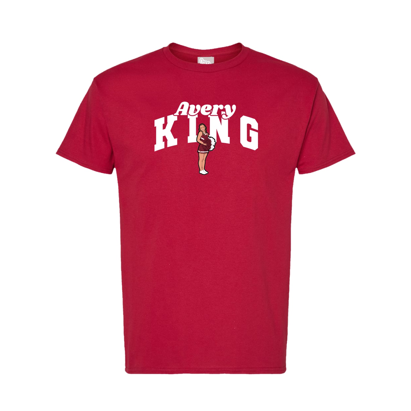 Tee — Signature Arch in Crimson