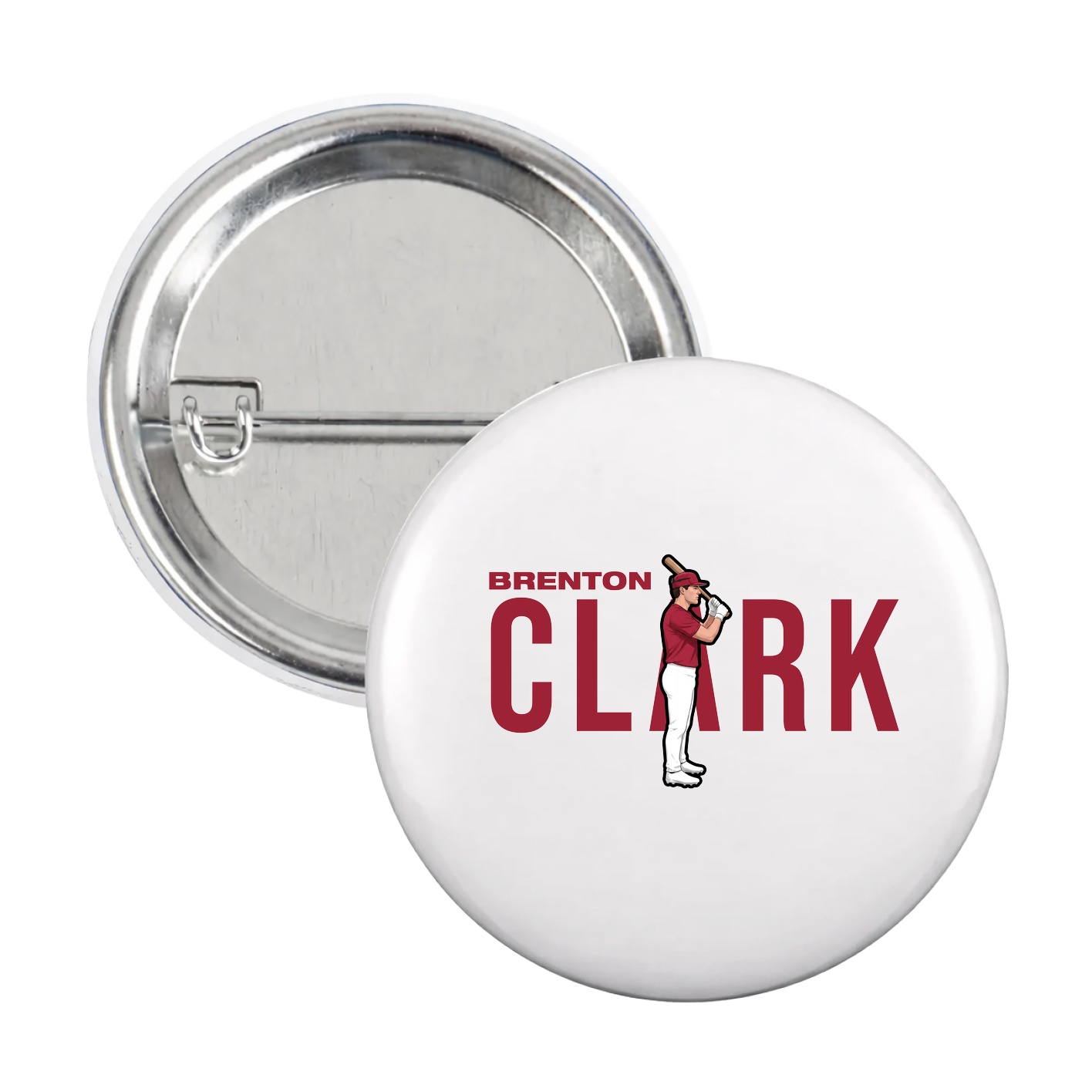 Game Day Button — Player Name in White