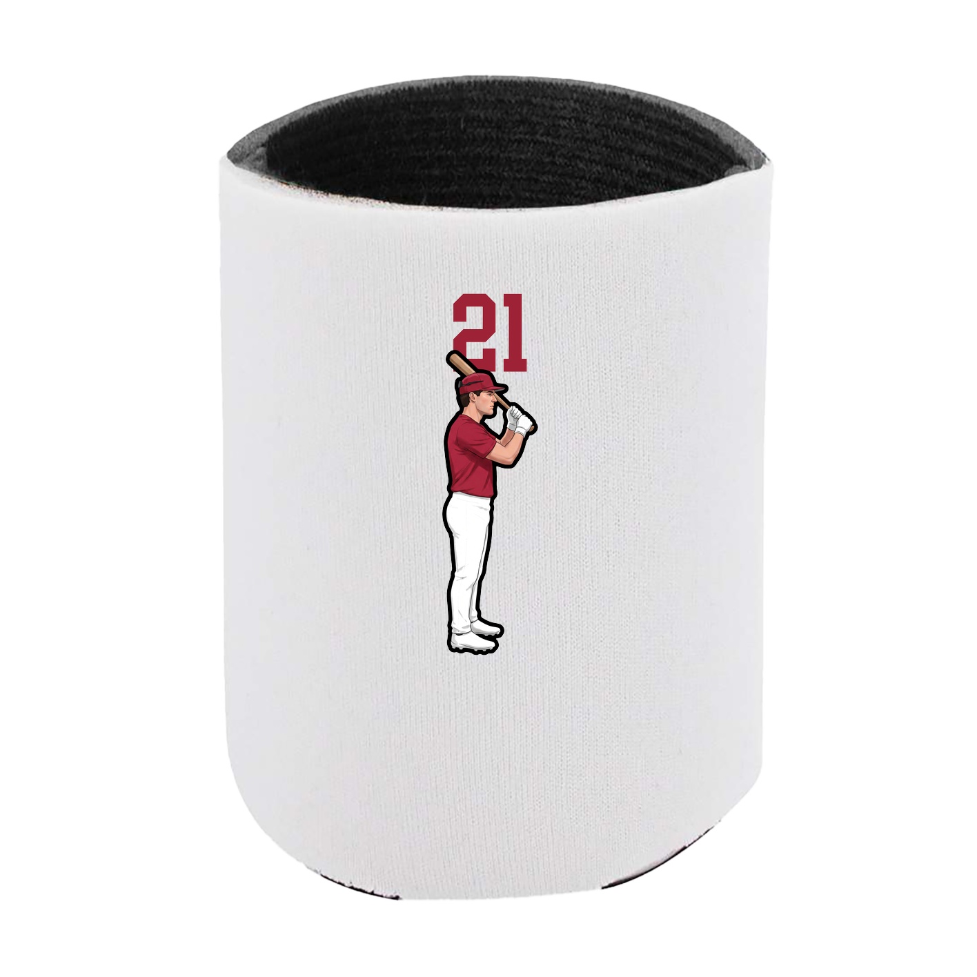 Can Holder — Number Top in White
