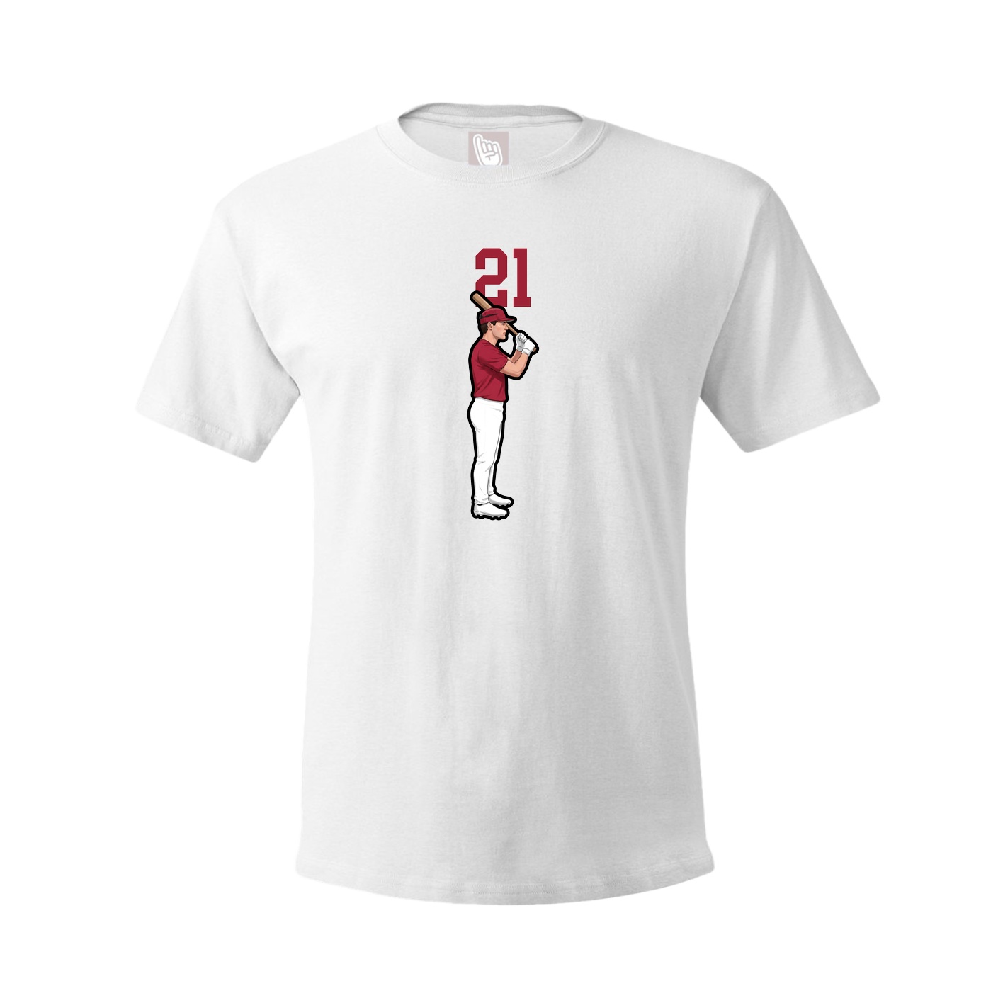 Tee — Number Top in White