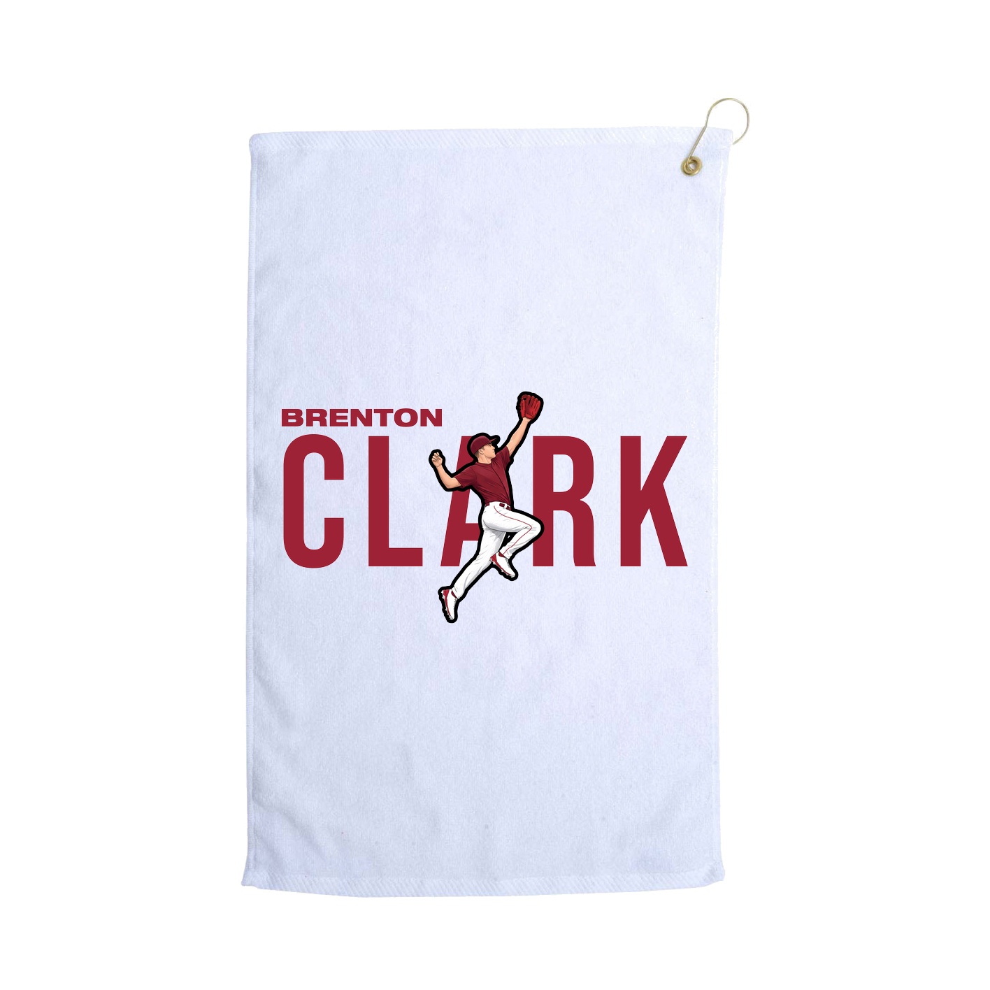 Golf Towel — Player Name in White