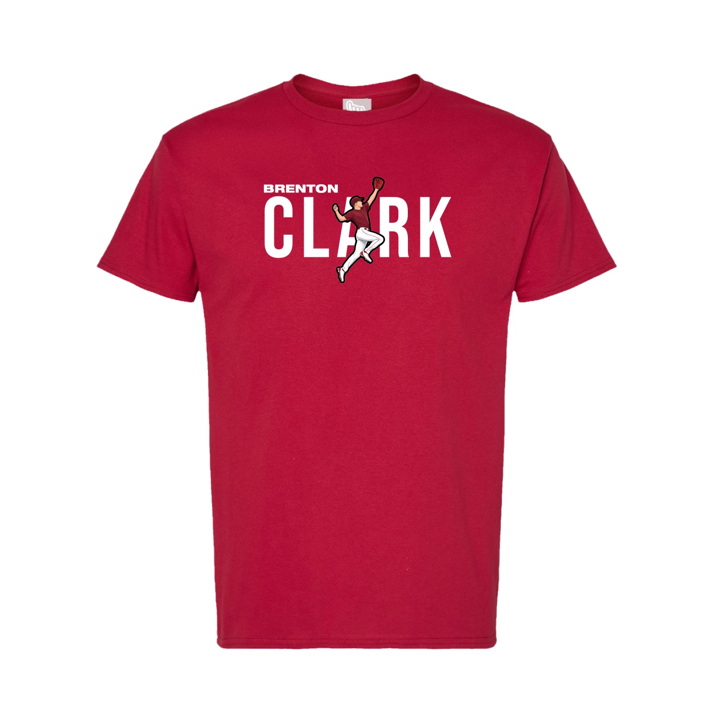 Tee — Player Name in Crimson