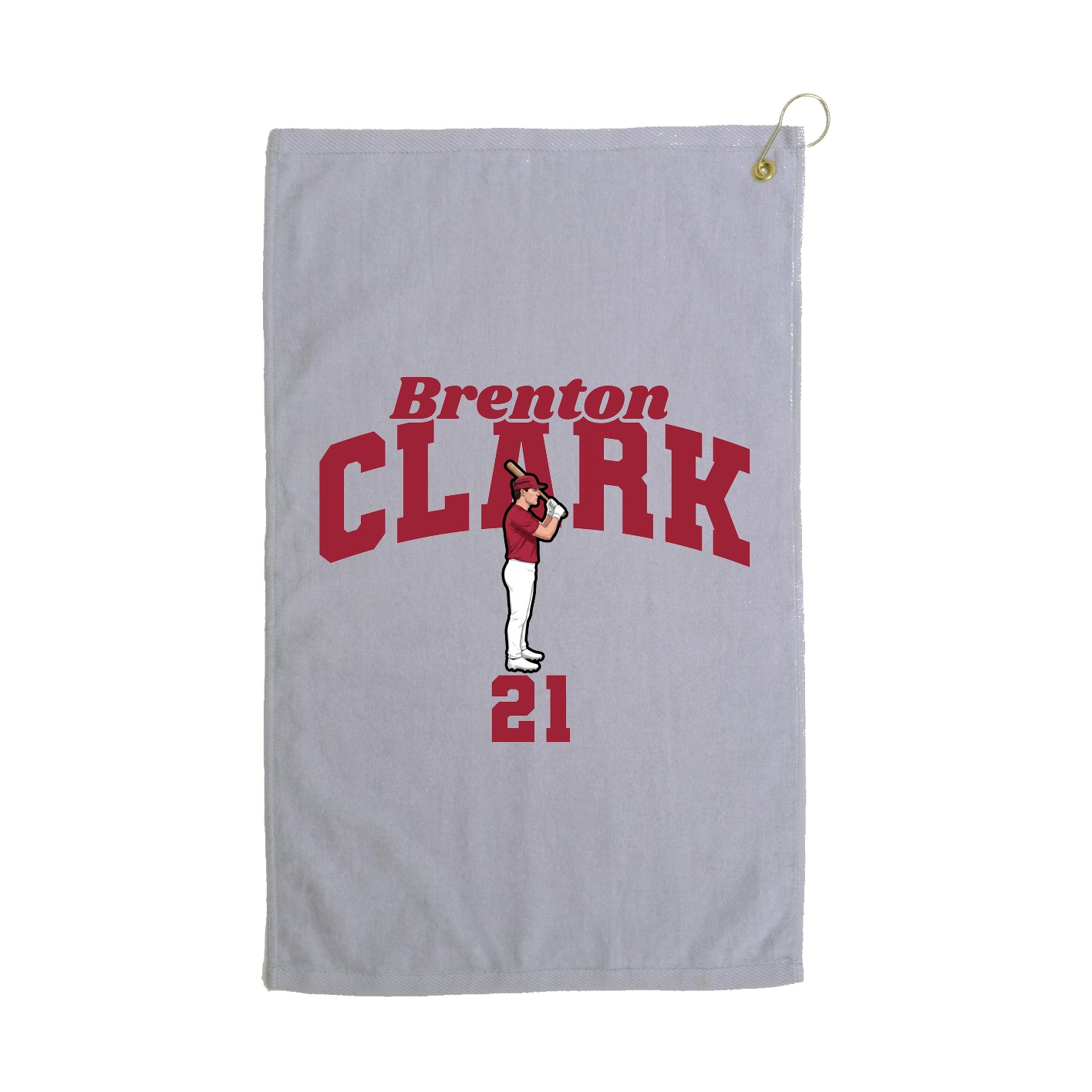 Golf Towel — Signature Arch in Grey