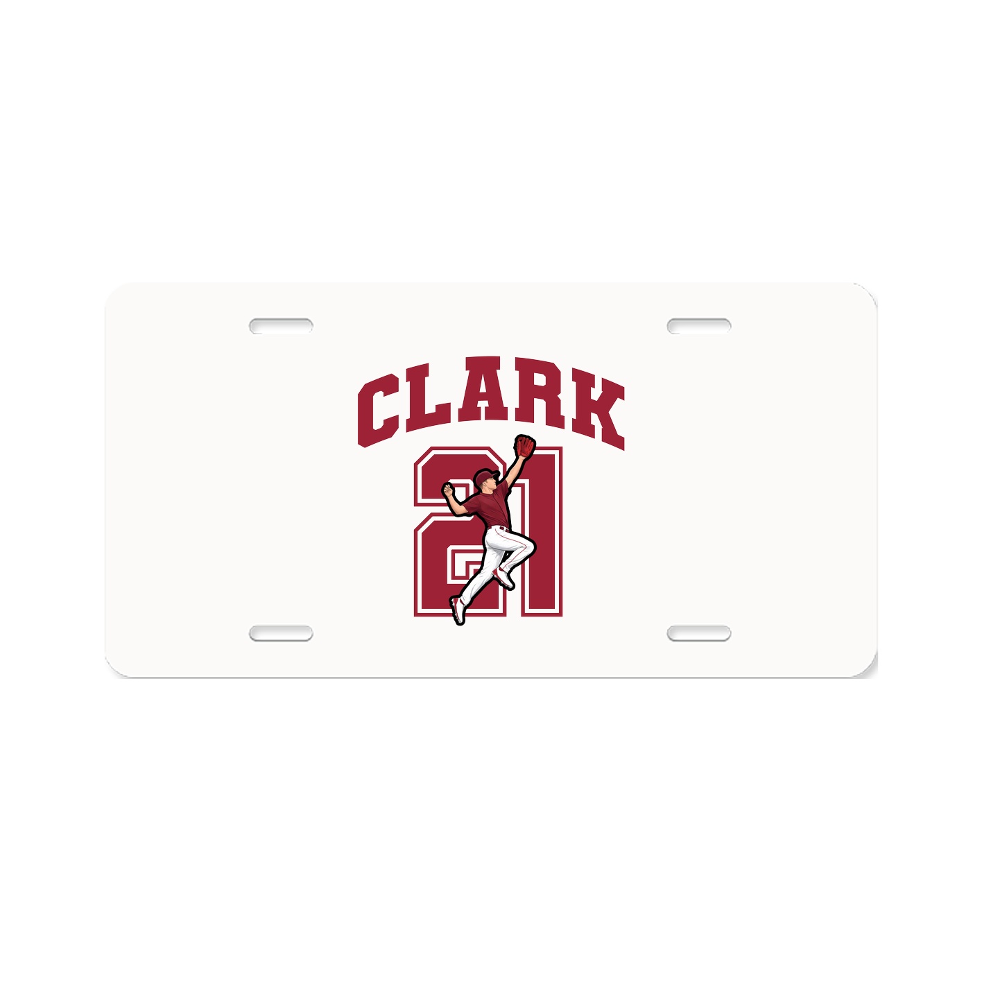 License Plate — Number in Classic