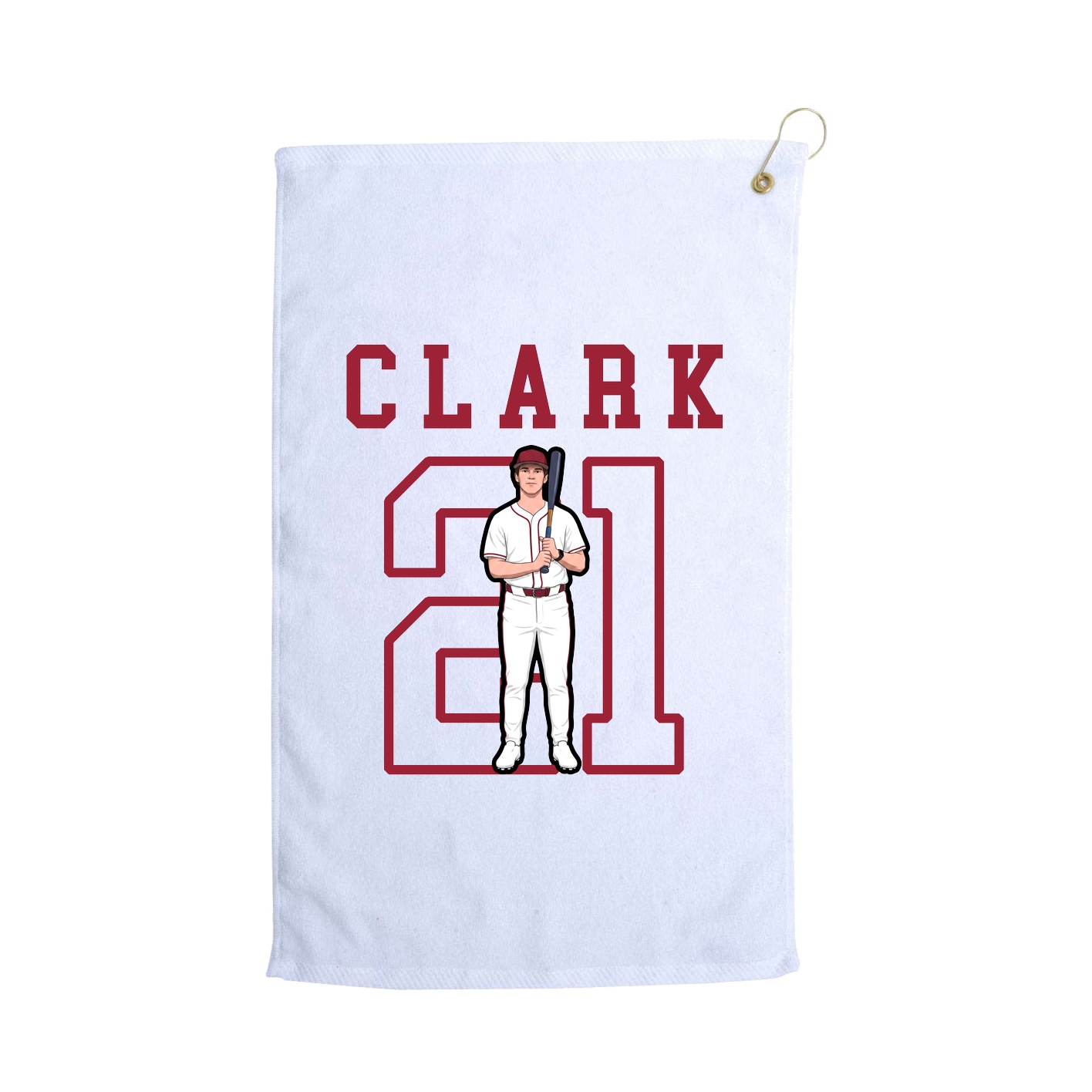 Golf Towel — Shirsey in White