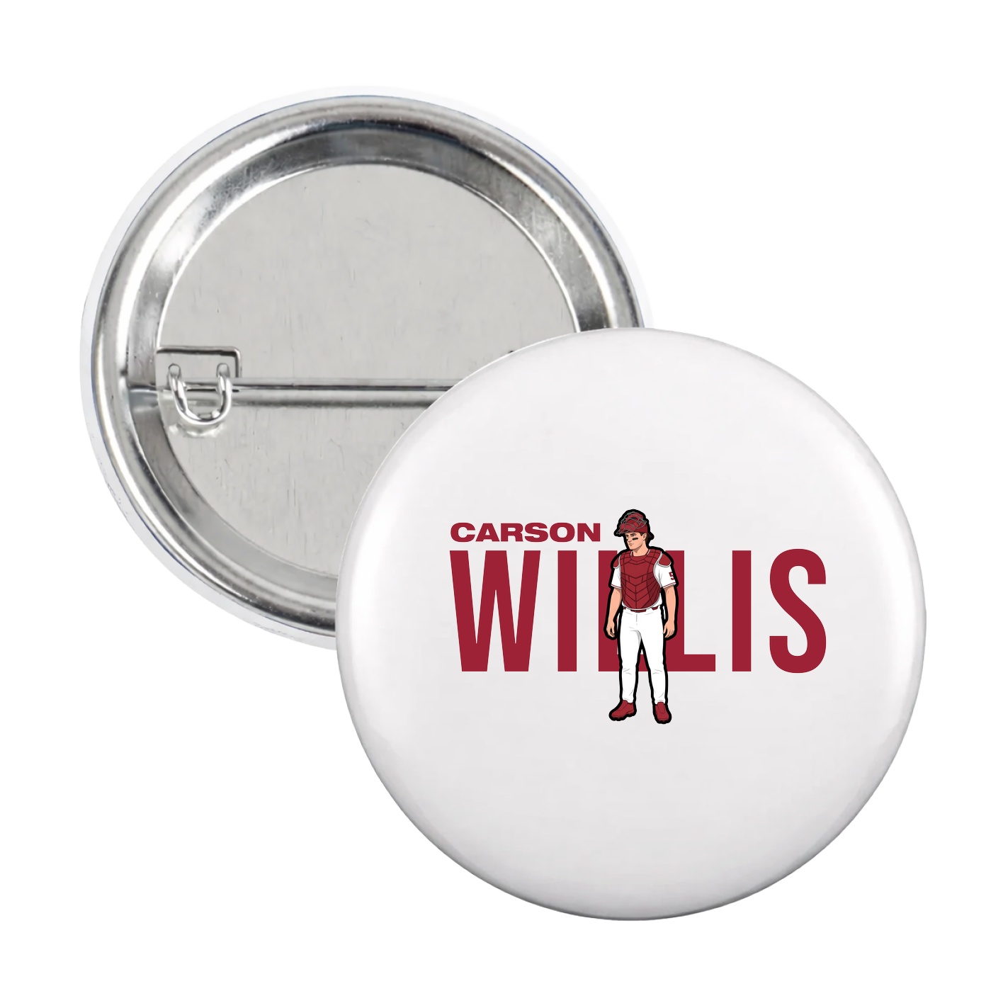 Game Day Button — Player Name in White