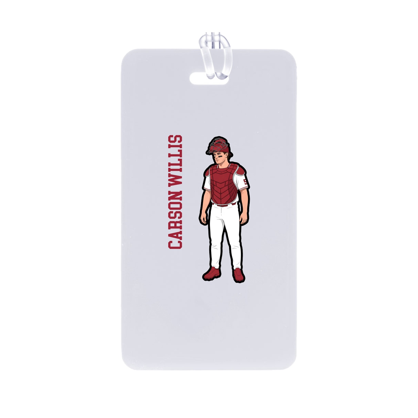 Bag Tag — Name Vertical in Classic