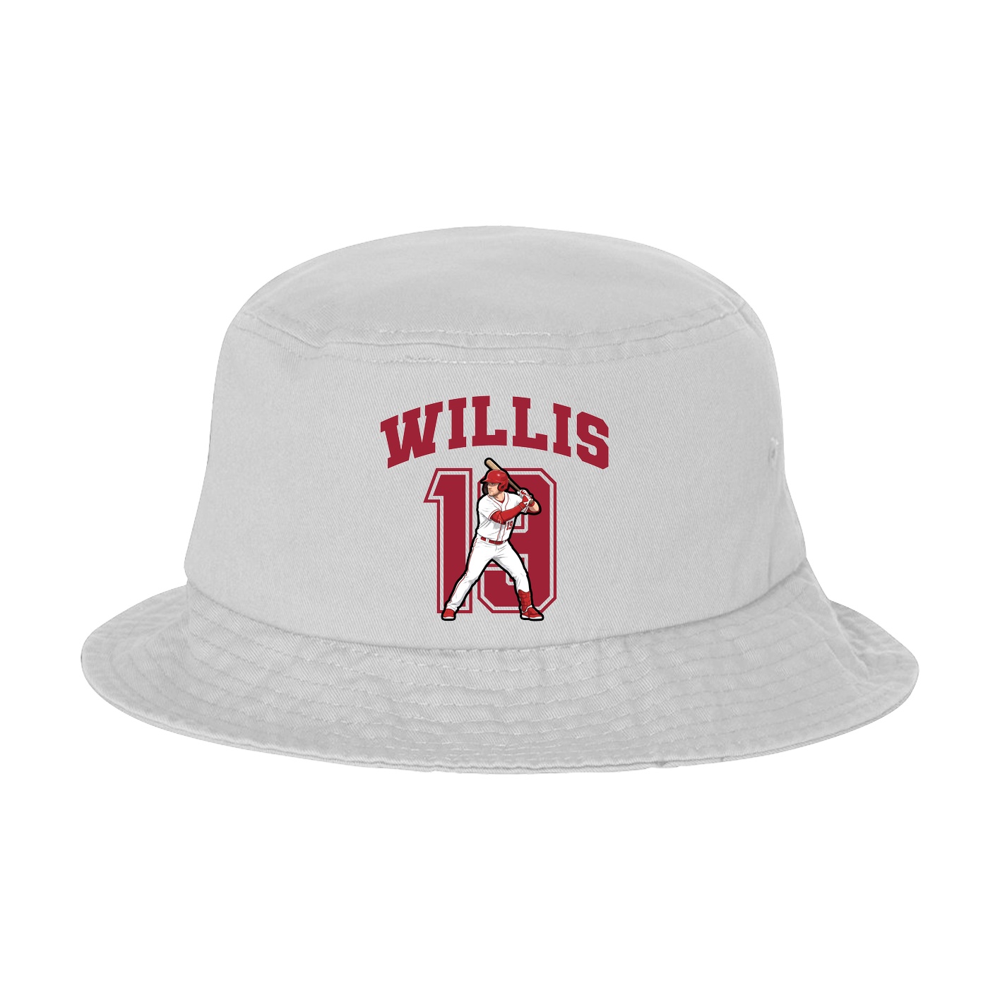 Bucket Cap — Number in White