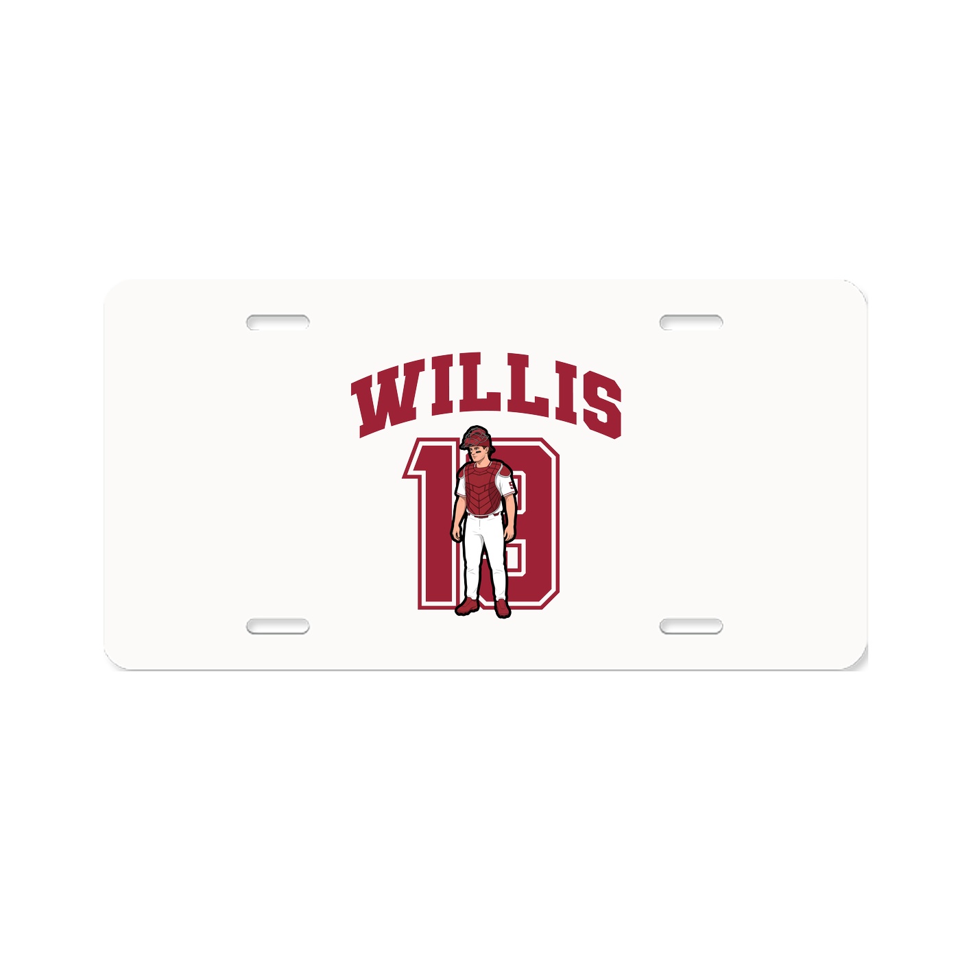 License Plate — Number in Classic
