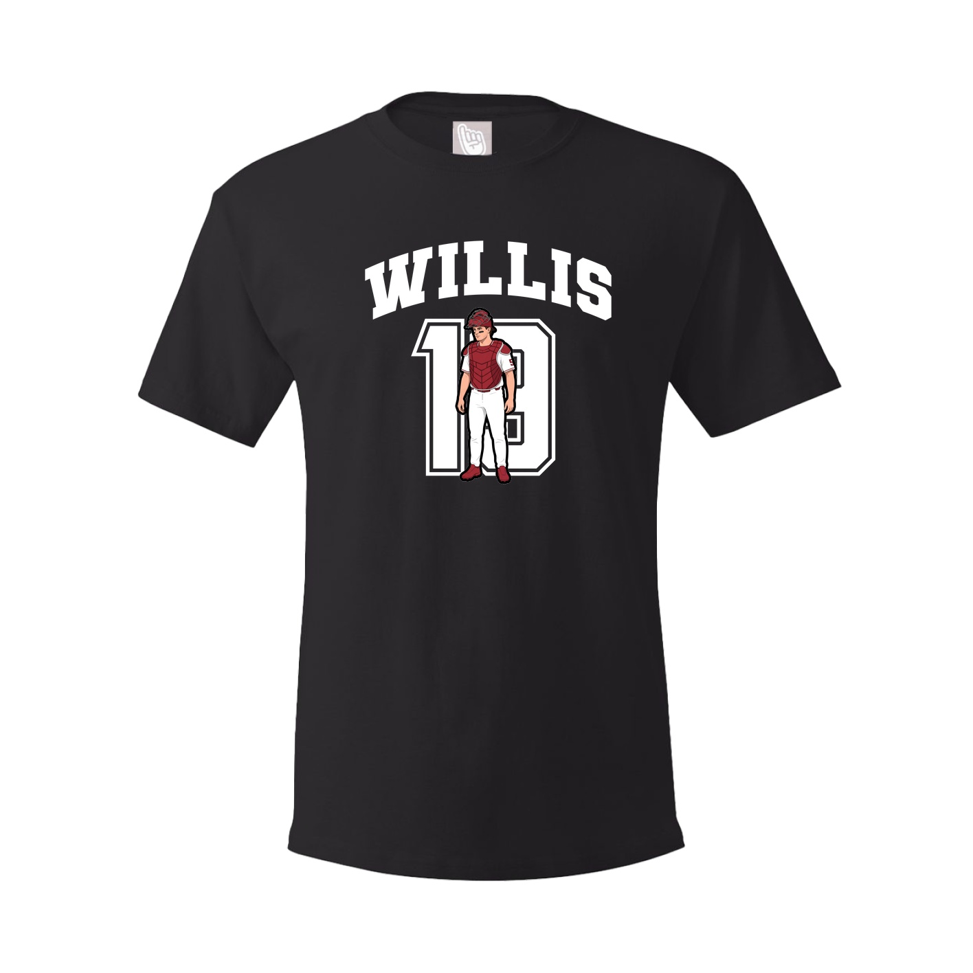 Youth Tee — Number in Black