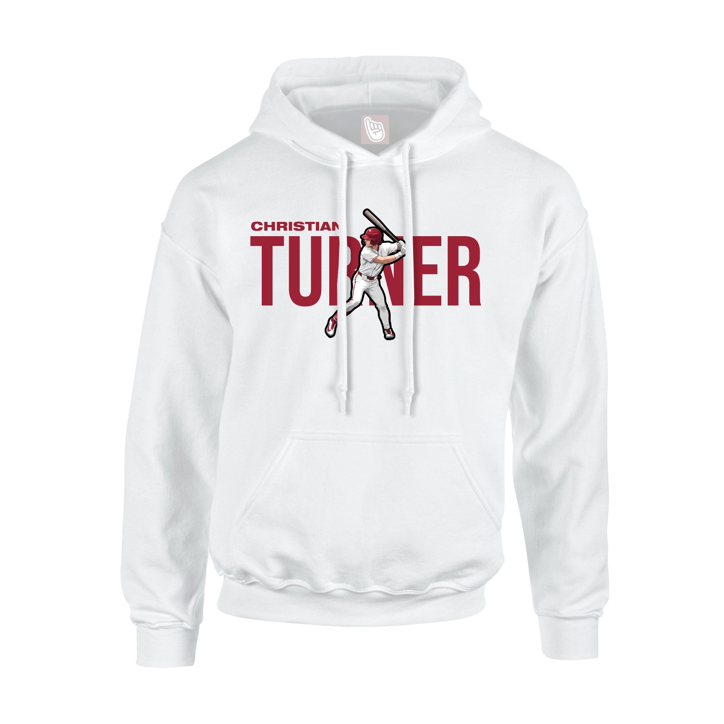 Hoodie — Player Name in White