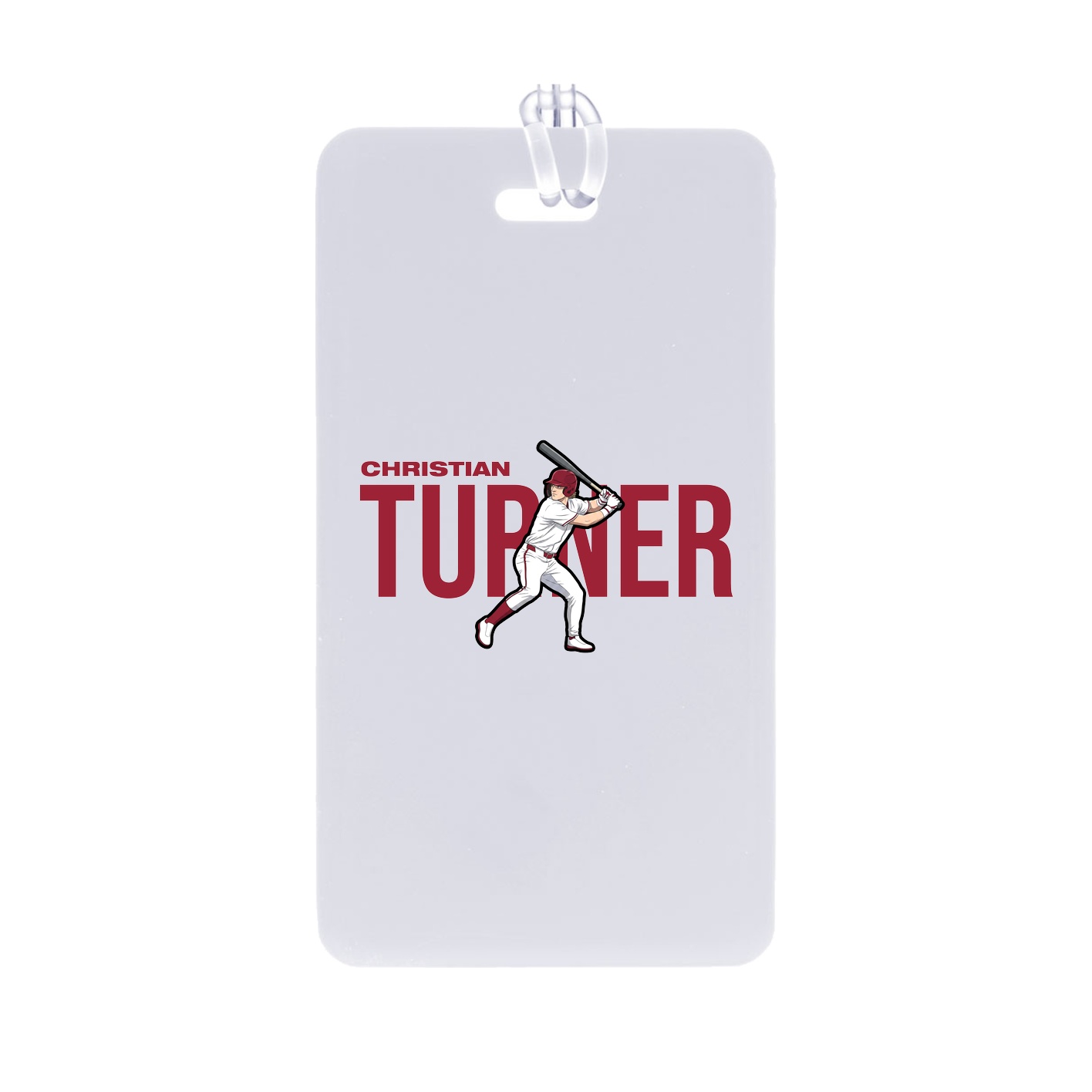 Bag Tag — Player Name in Classic