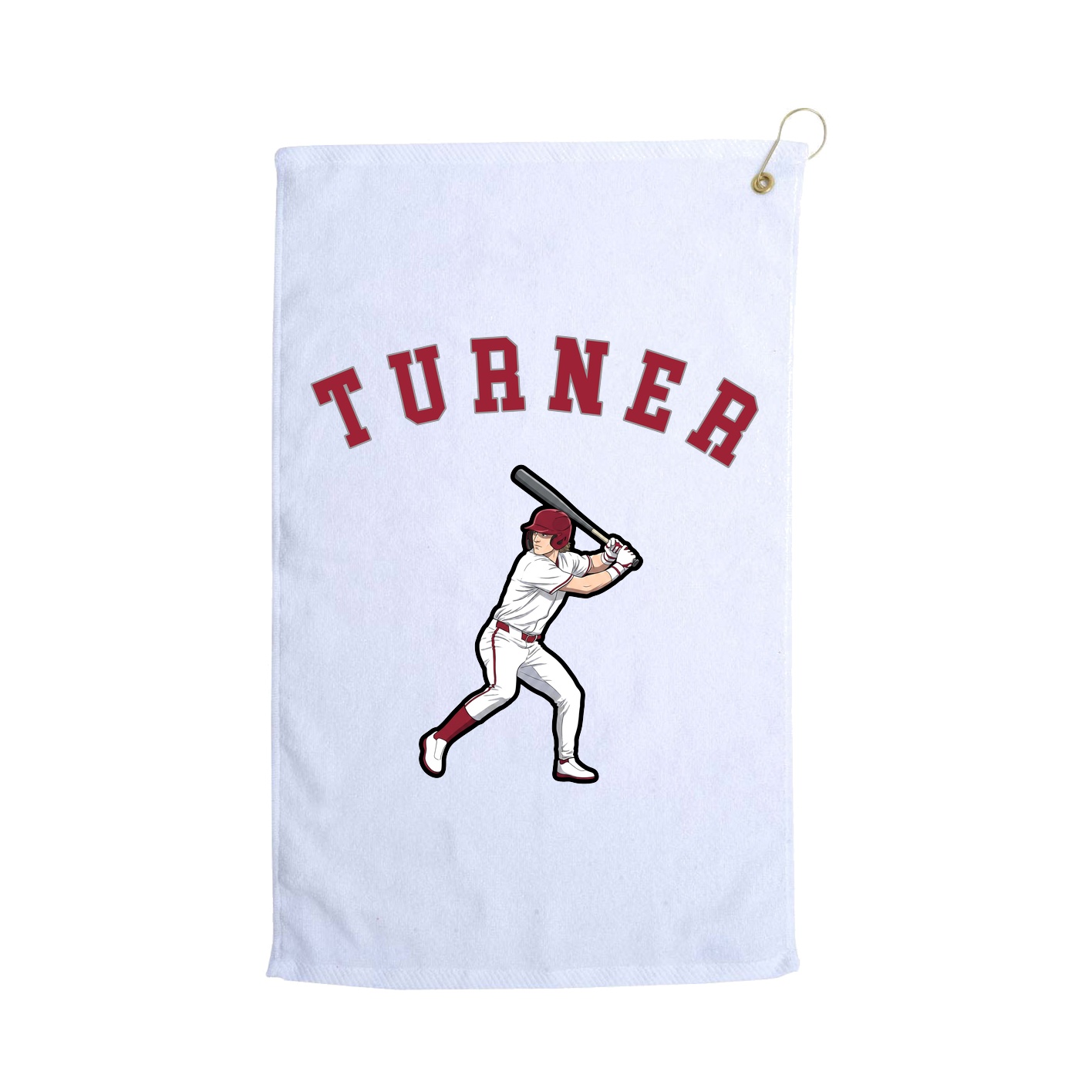 Golf Towel — Shirsey Arch in White