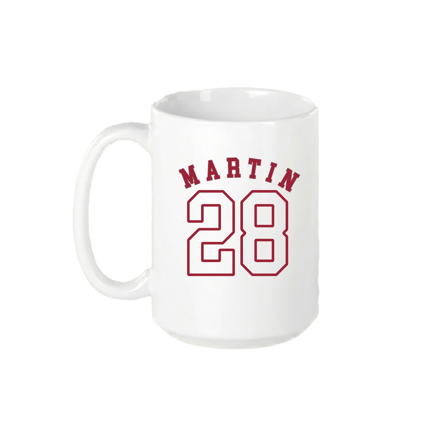 15oz Coffee Mug — Shirsey Arch in White