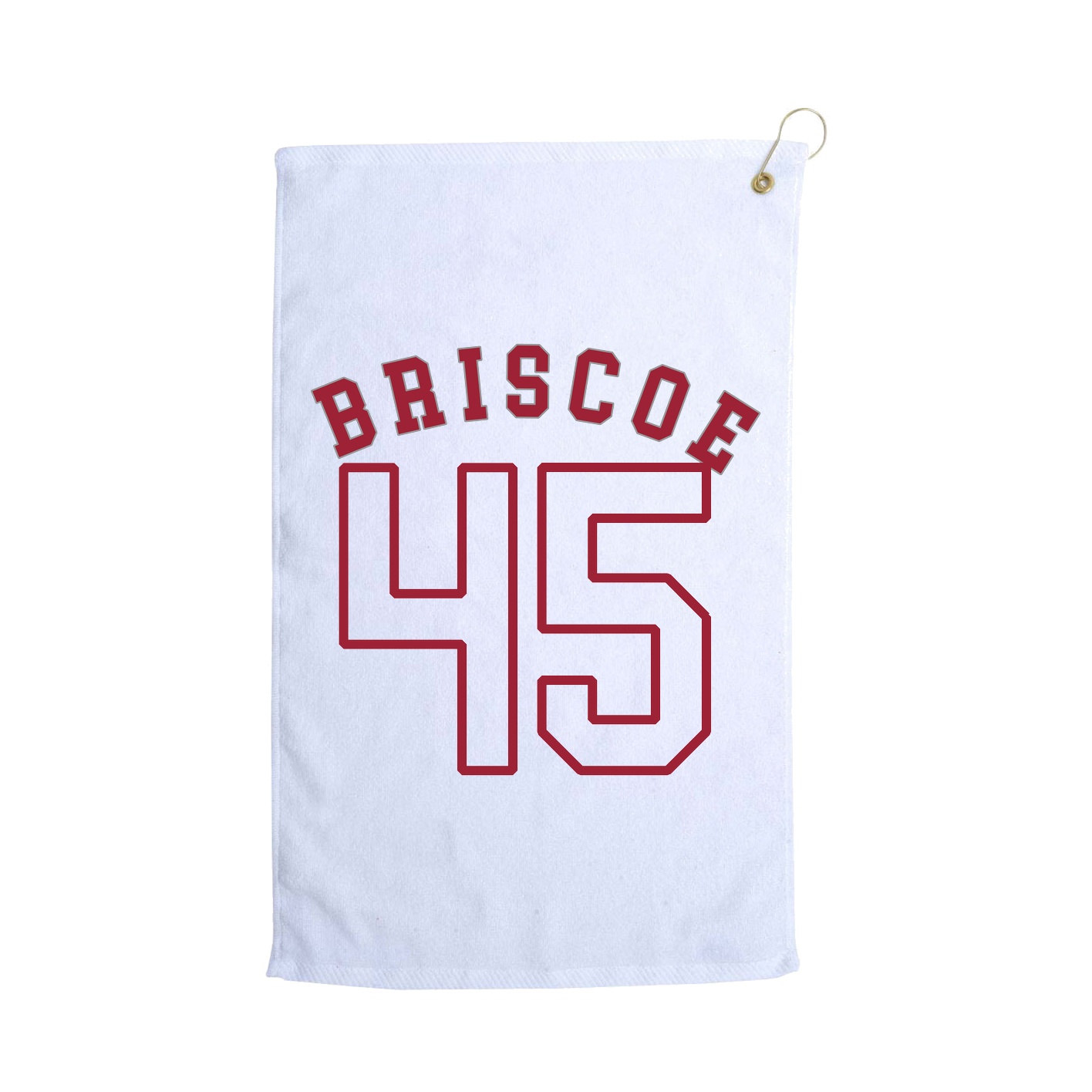 Golf Towel — Shirsey Arch in White