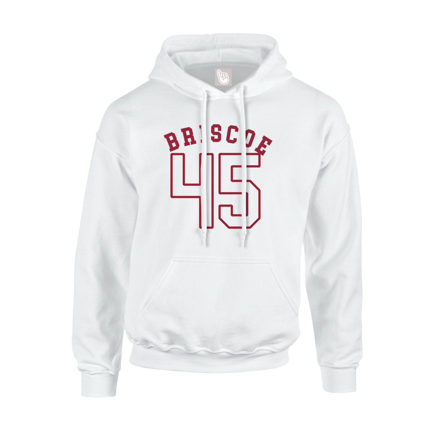 Hoodie — Shirsey Arch in White