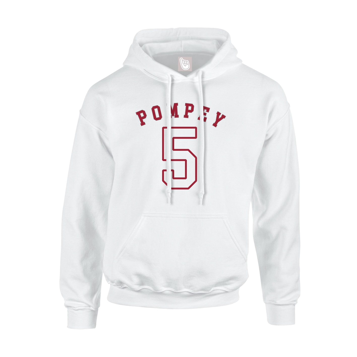 Youth Hoodie — Shirsey Arch in White