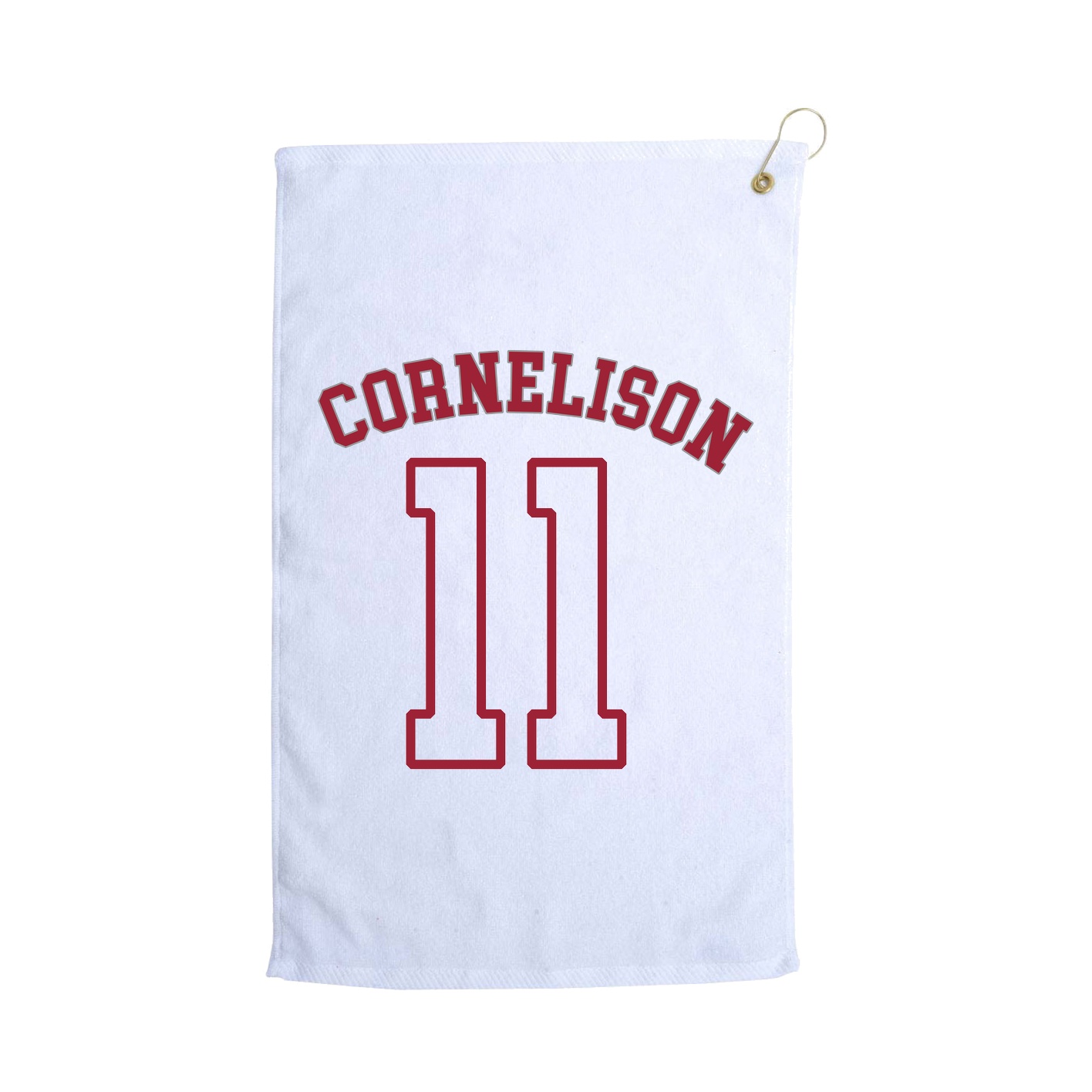 Golf Towel — Shirsey Arch in White