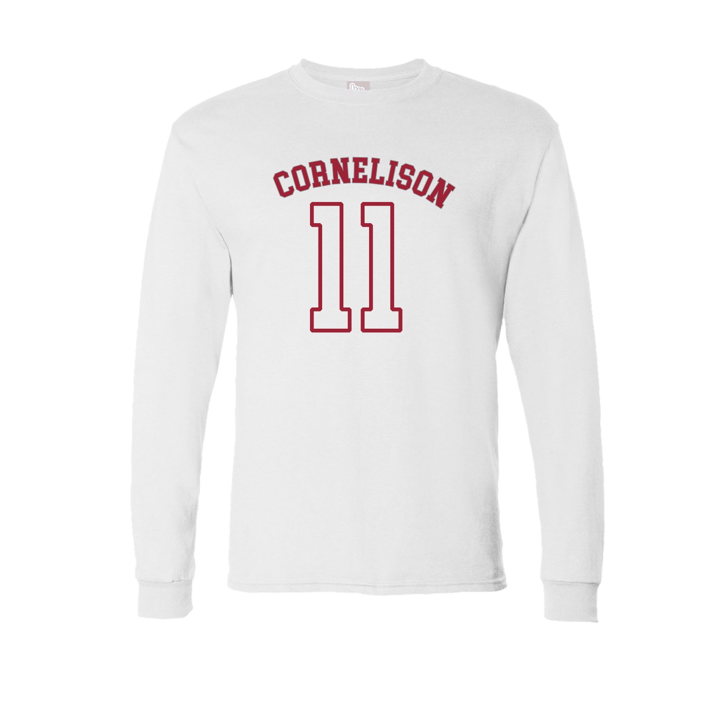 Long Sleeve Tee — Shirsey Arch in White