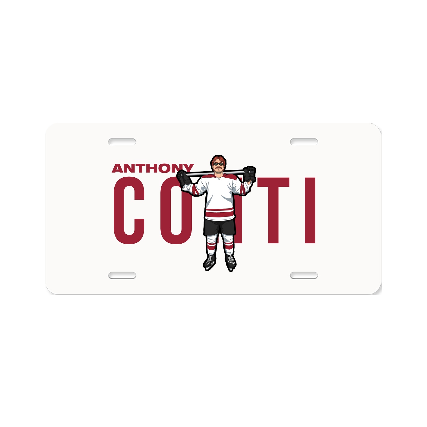 License Plate — Player Name in Classic