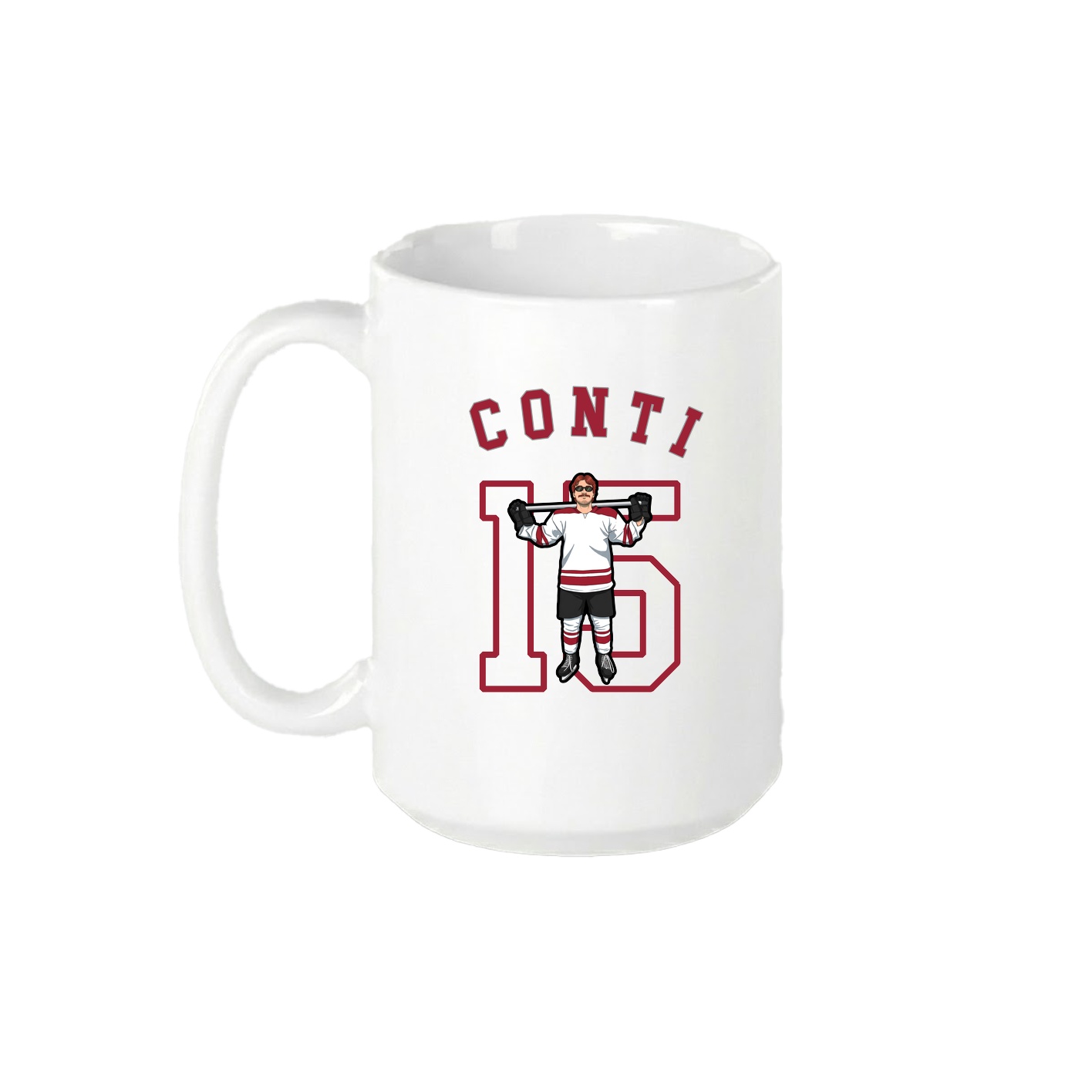 15oz Coffee Mug — Shirsey Arch in White