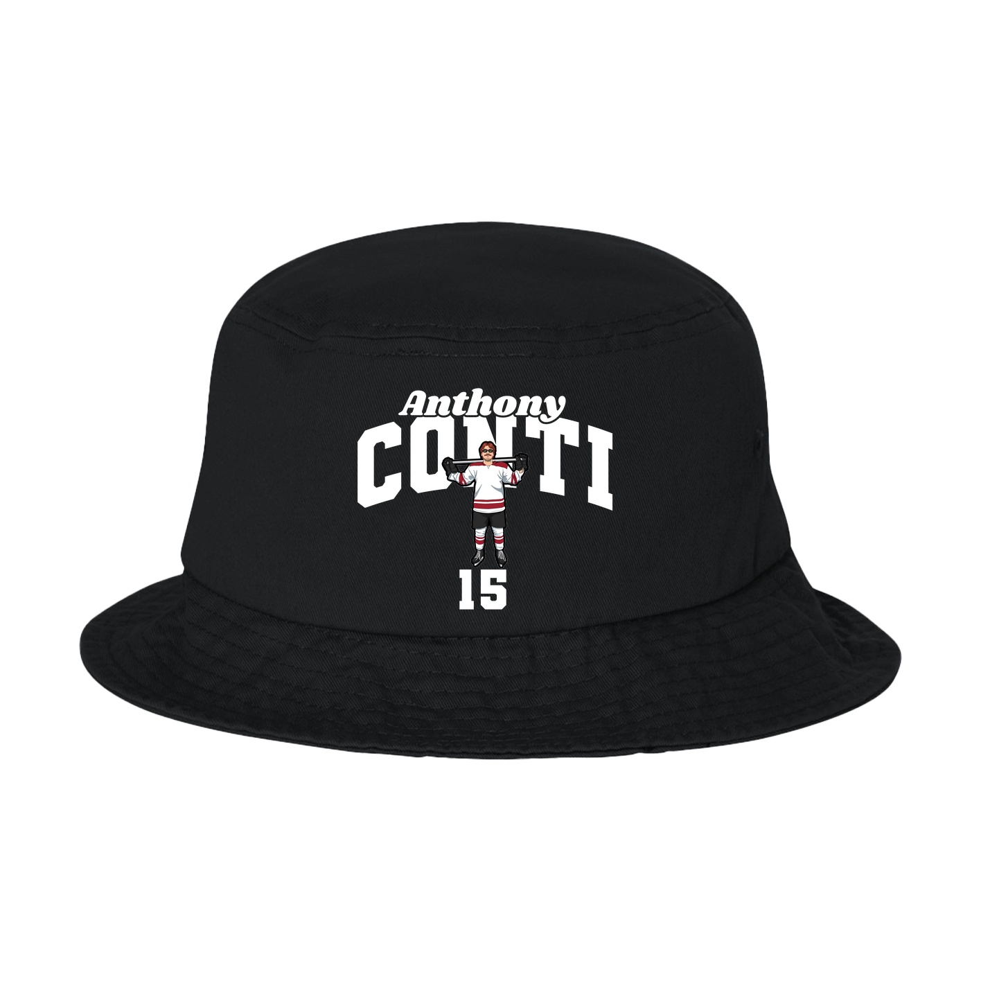 Bucket Cap — Signature Arch in Black