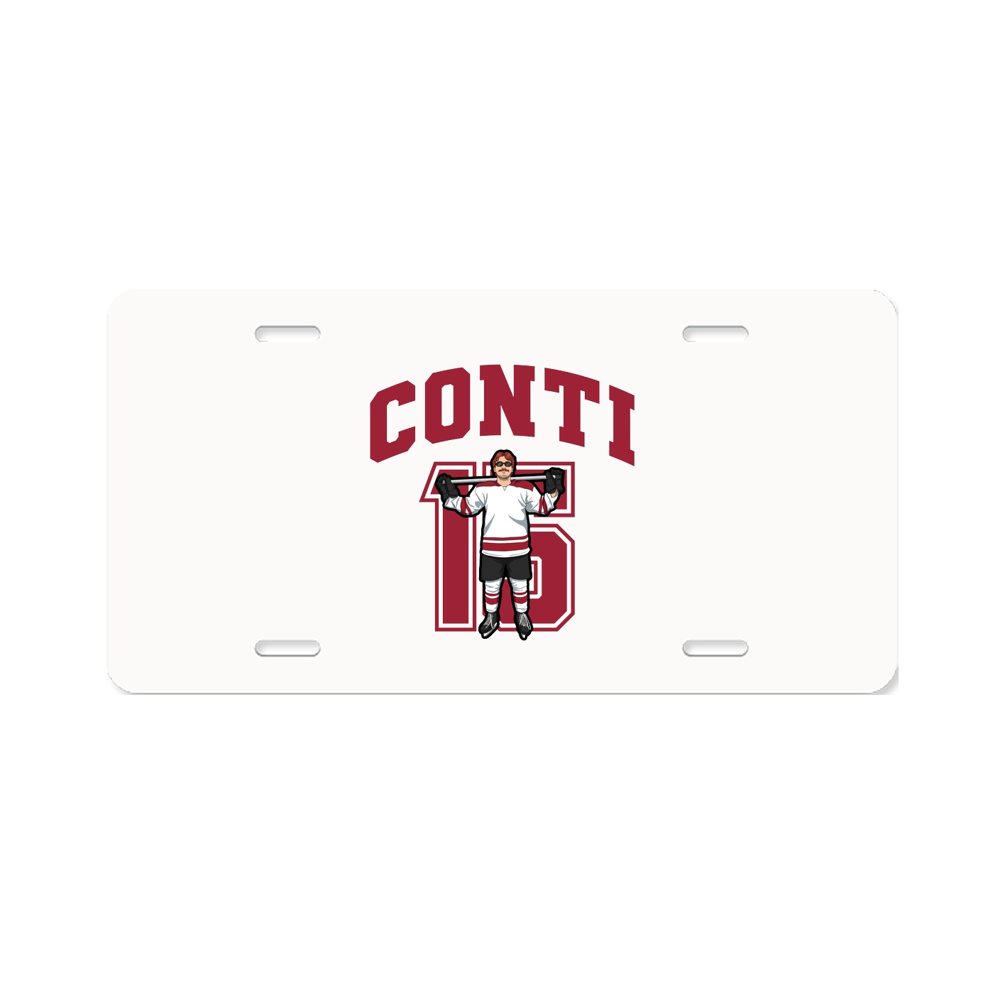 License Plate — Number in Classic