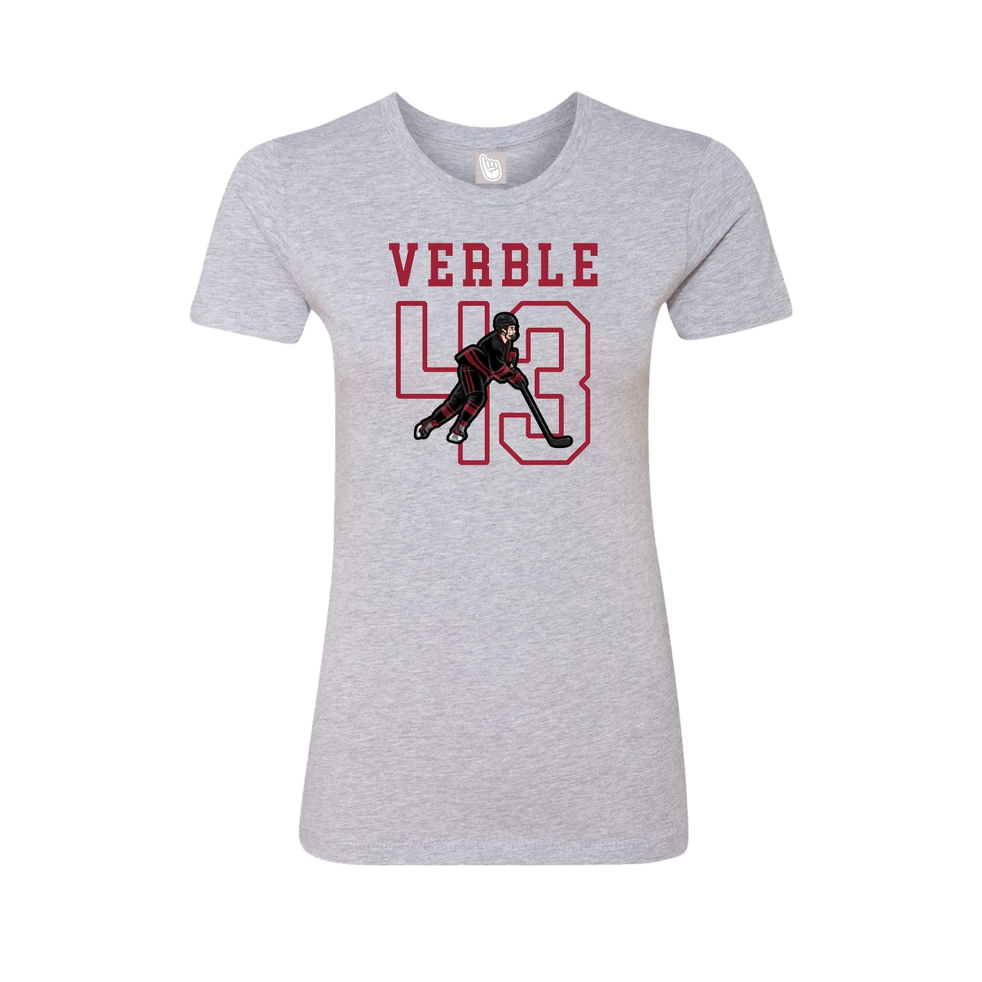 Fitted Women's Tee — Shirsey in Grey