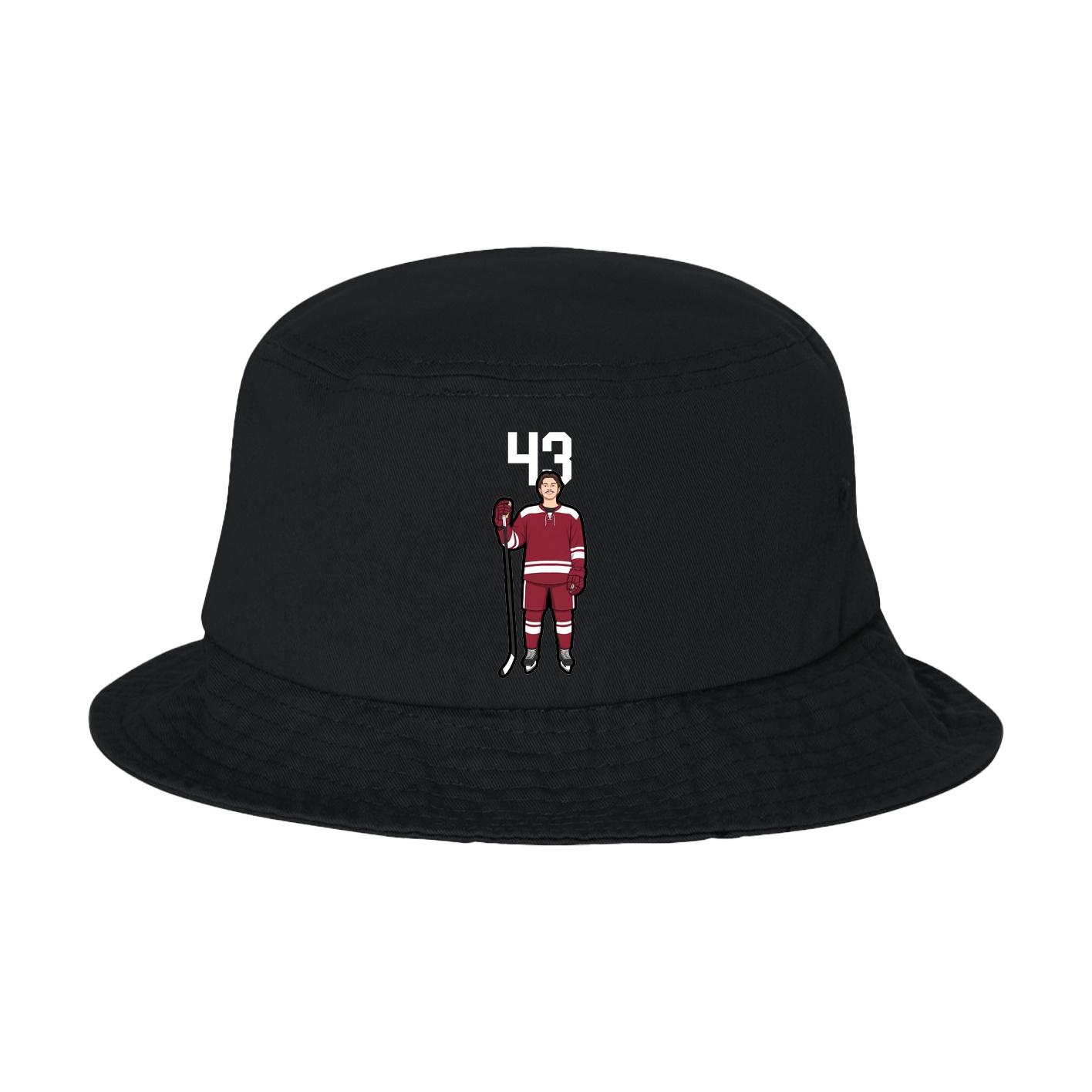 Bucket Cap — Number Top in Black